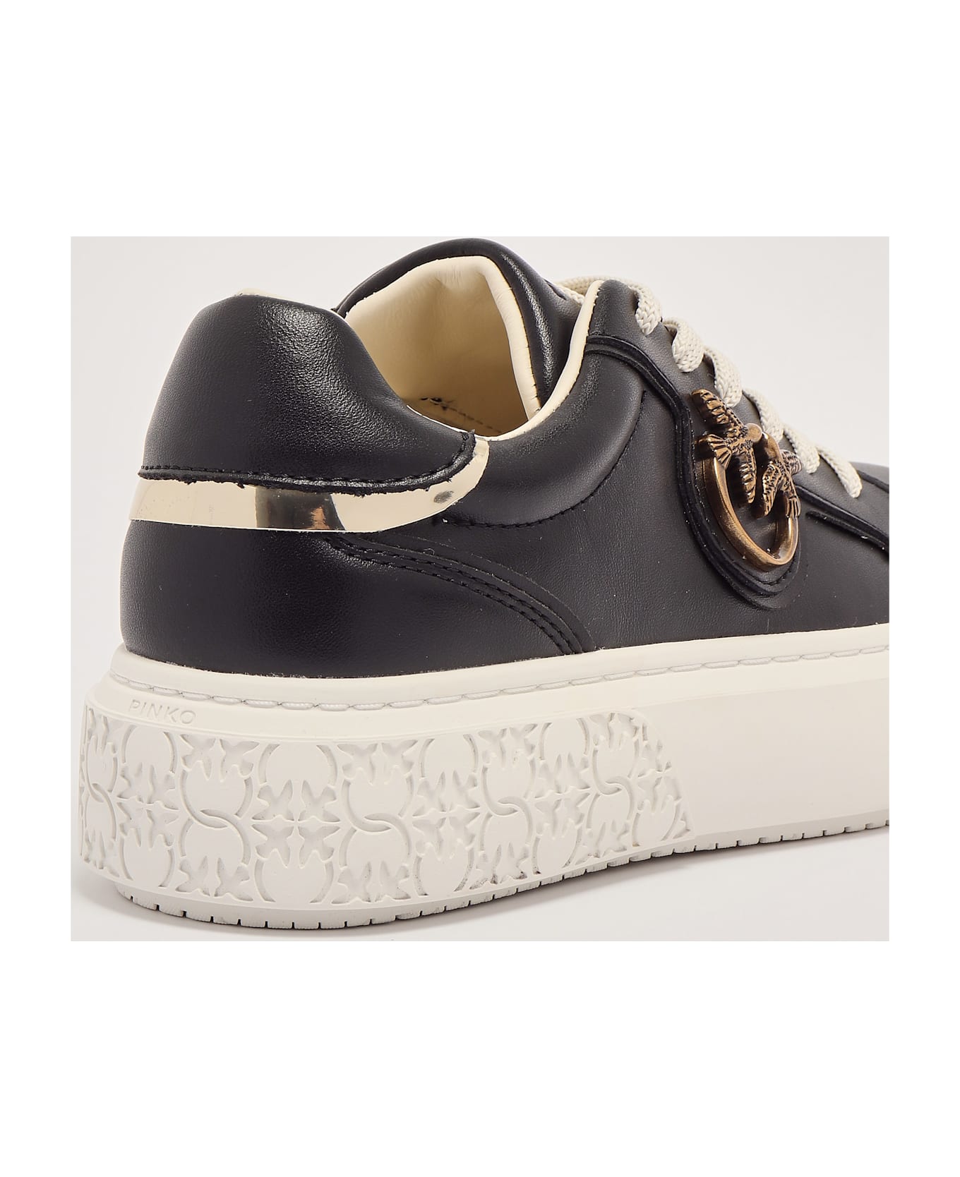 Pinko Yoko 01 Sneaker - NERO-PLATINO