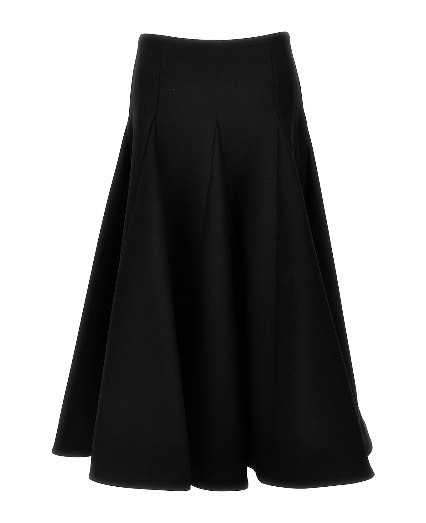 Valentino Garavani 
solid Crepe Couture
 Valentino Skirt - Black