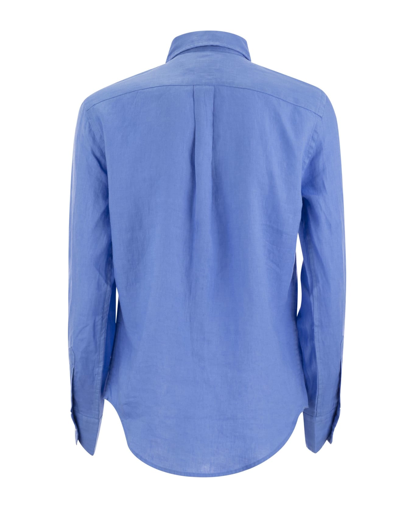 Polo Ralph Lauren Shirt With Pony - Light Blue