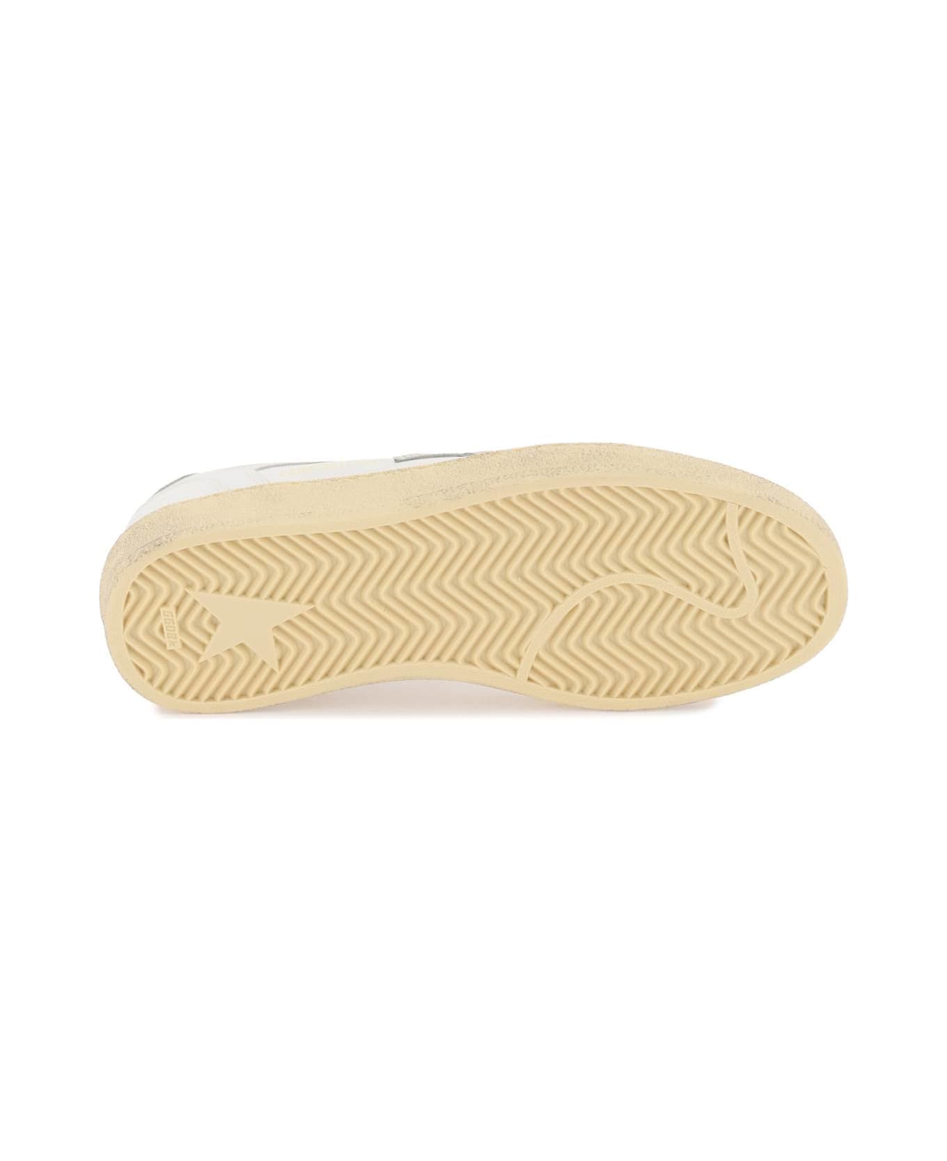 Golden Goose Ball Star Sneakers - WHITE ICE SILVER (White) スニーカー
