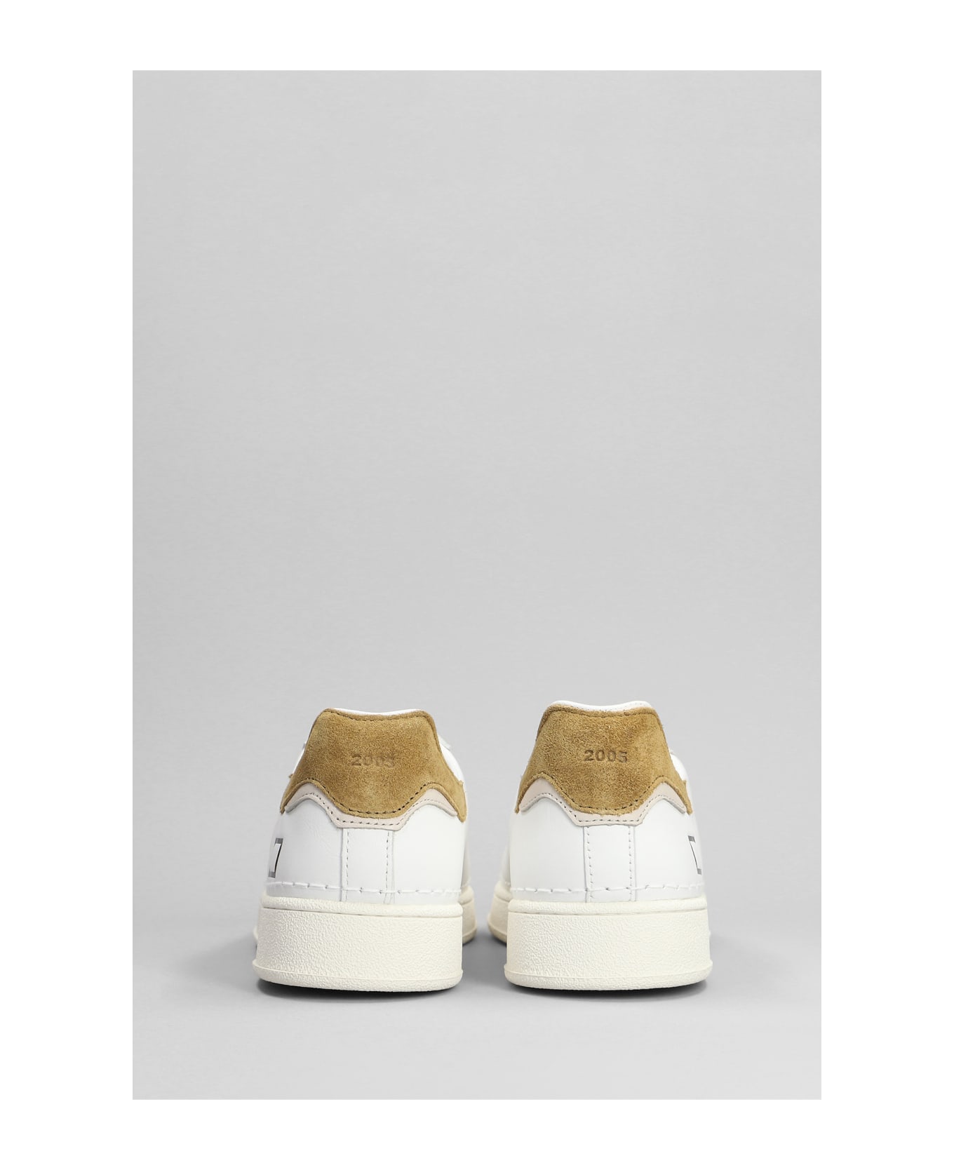D.A.T.E. Base Sneakers In White Leather - white