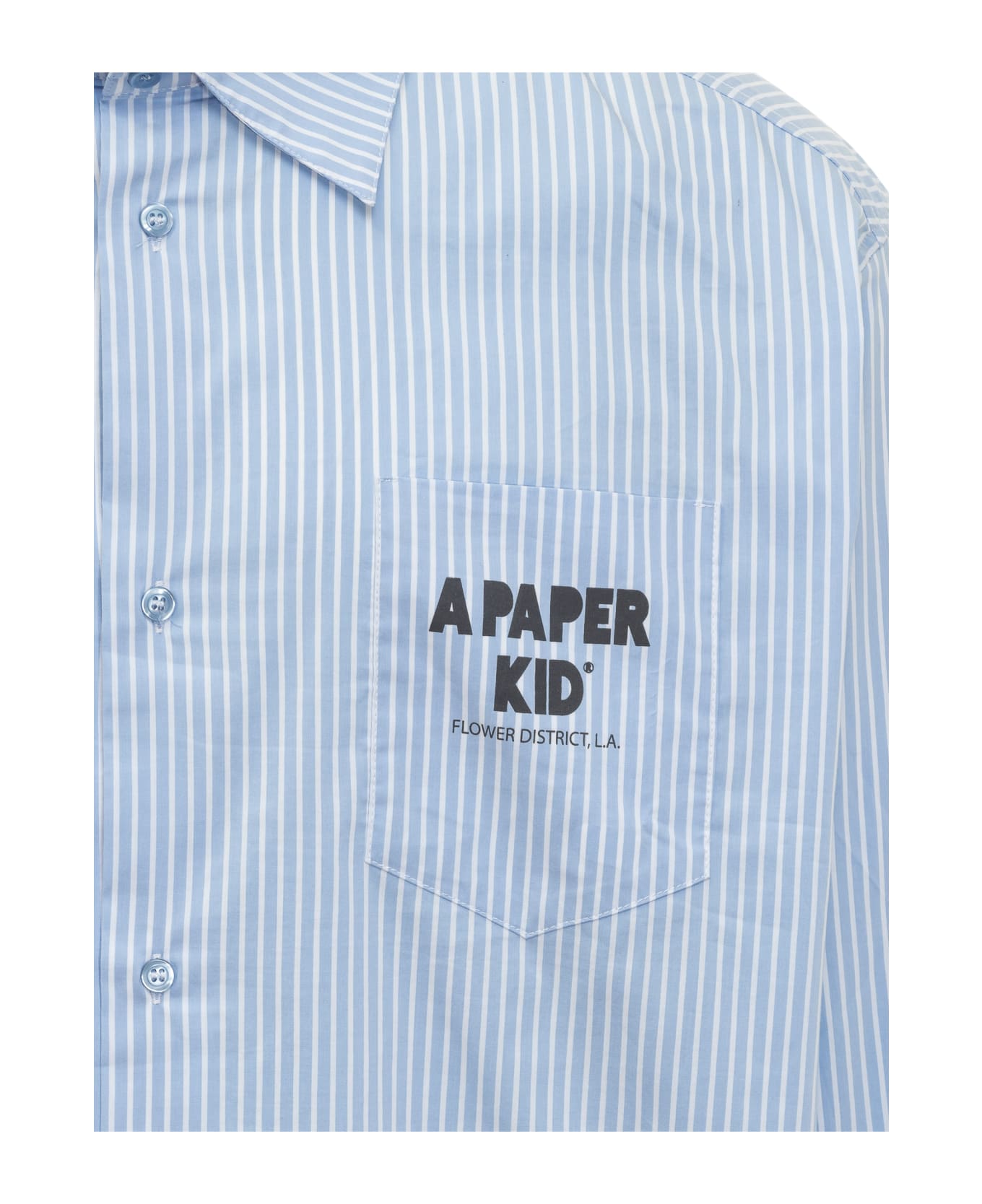 A Paper Kid Shirt - CELESTE/LIGHT BLUE シャツ