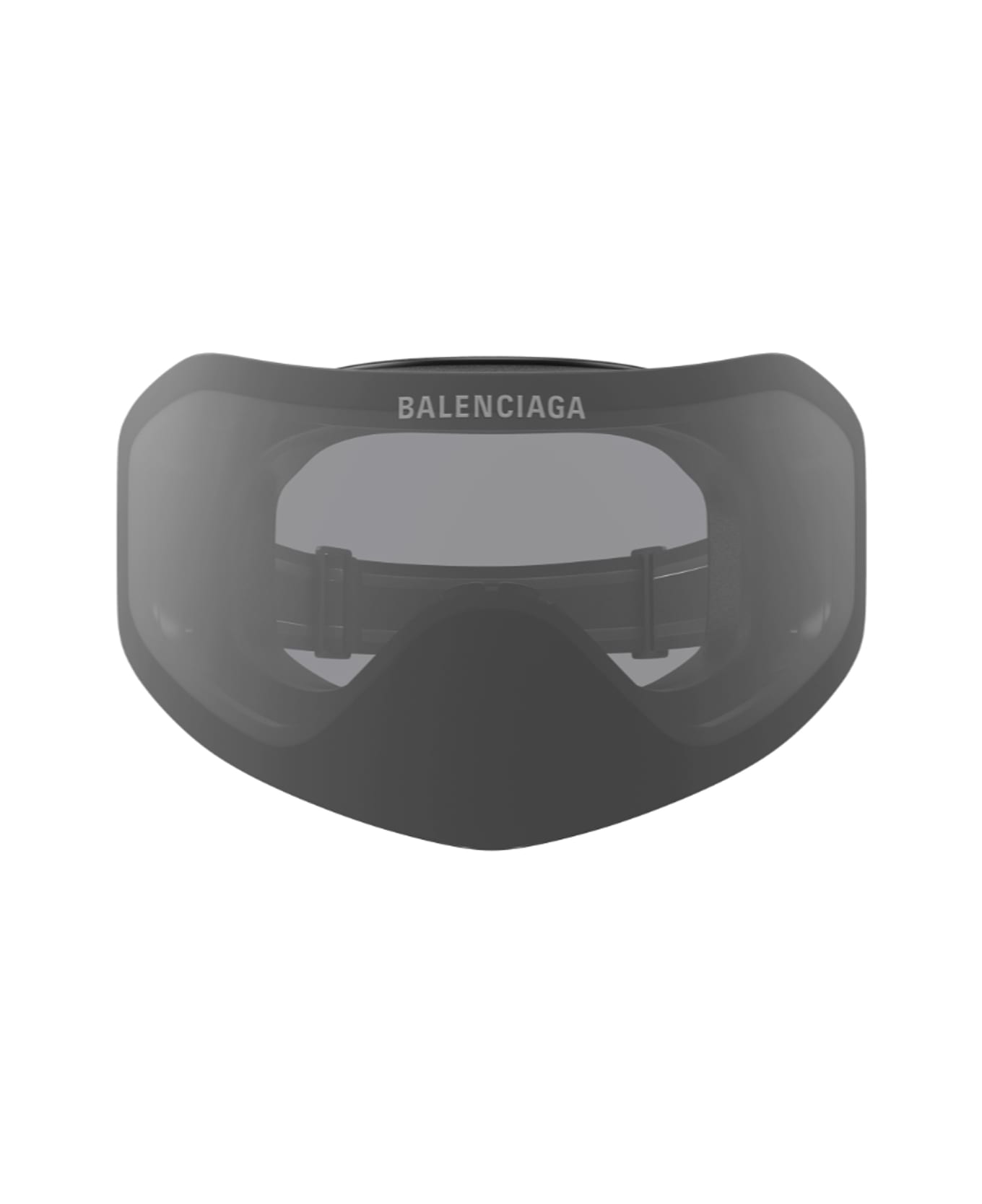 Balenciaga Eyewear Balenciaga Bb0379s Linea Extreme Bb0379s Ski Mask 001 Black Smoke Sunglasses - Nero