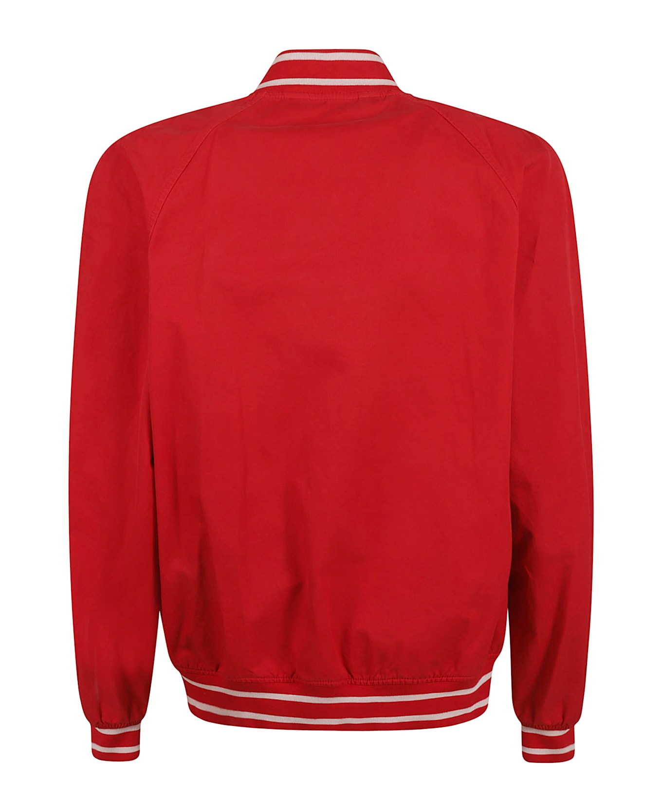Alexander McQueen Skull Bomber - Fire Red