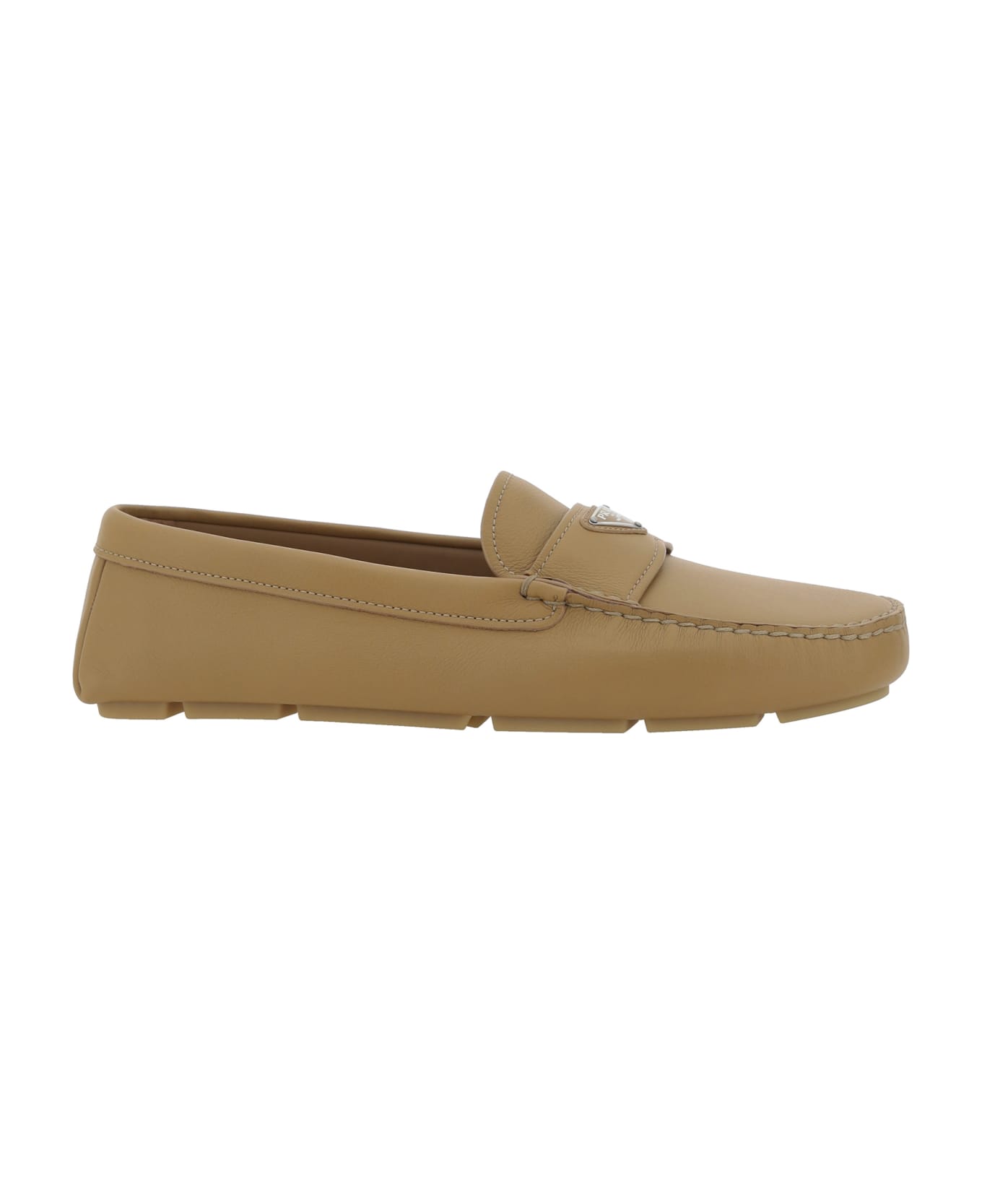 Prada Drive Loafers - Naturale