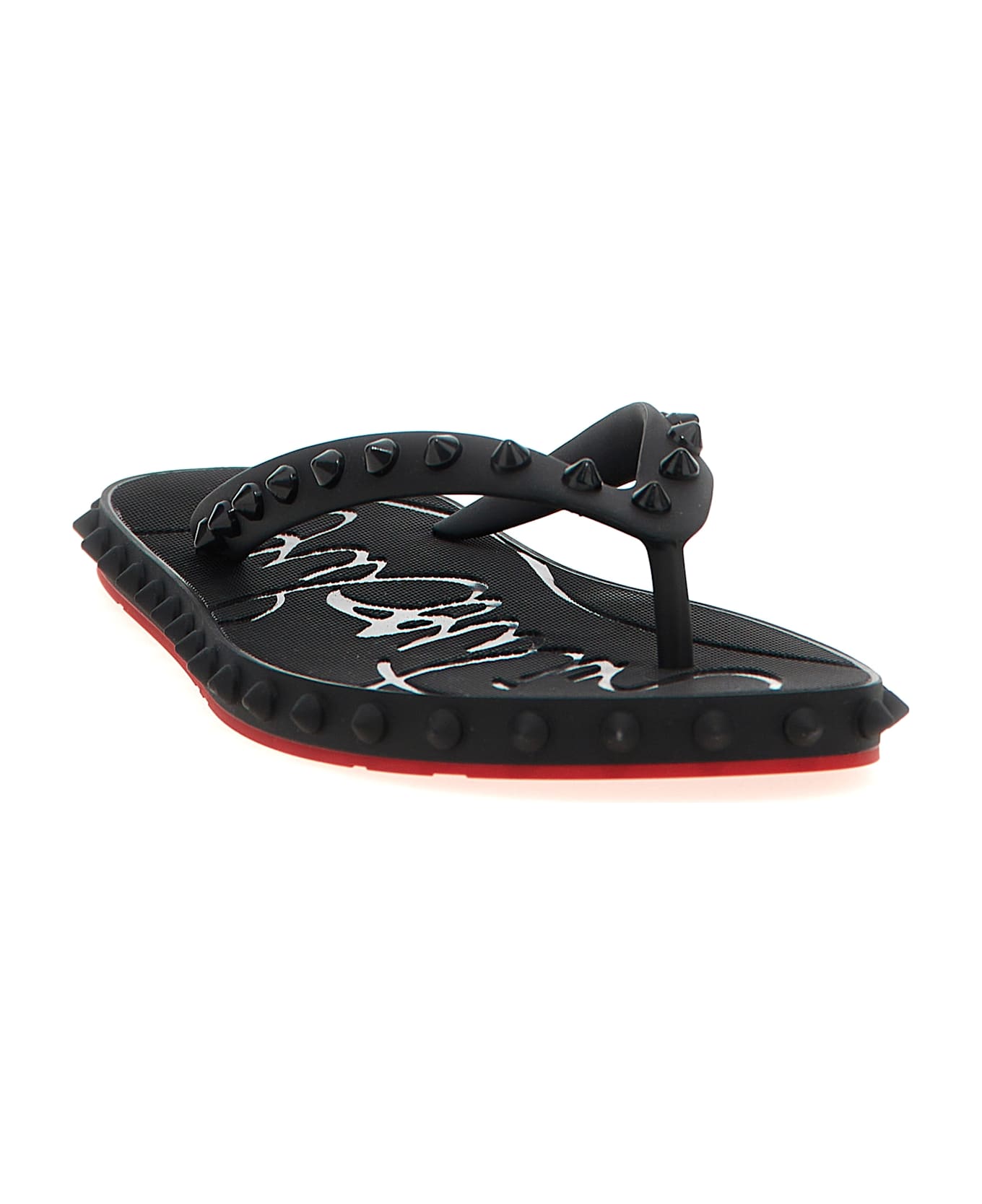 Christian Louboutin 'super Loubi' Sandals - Black