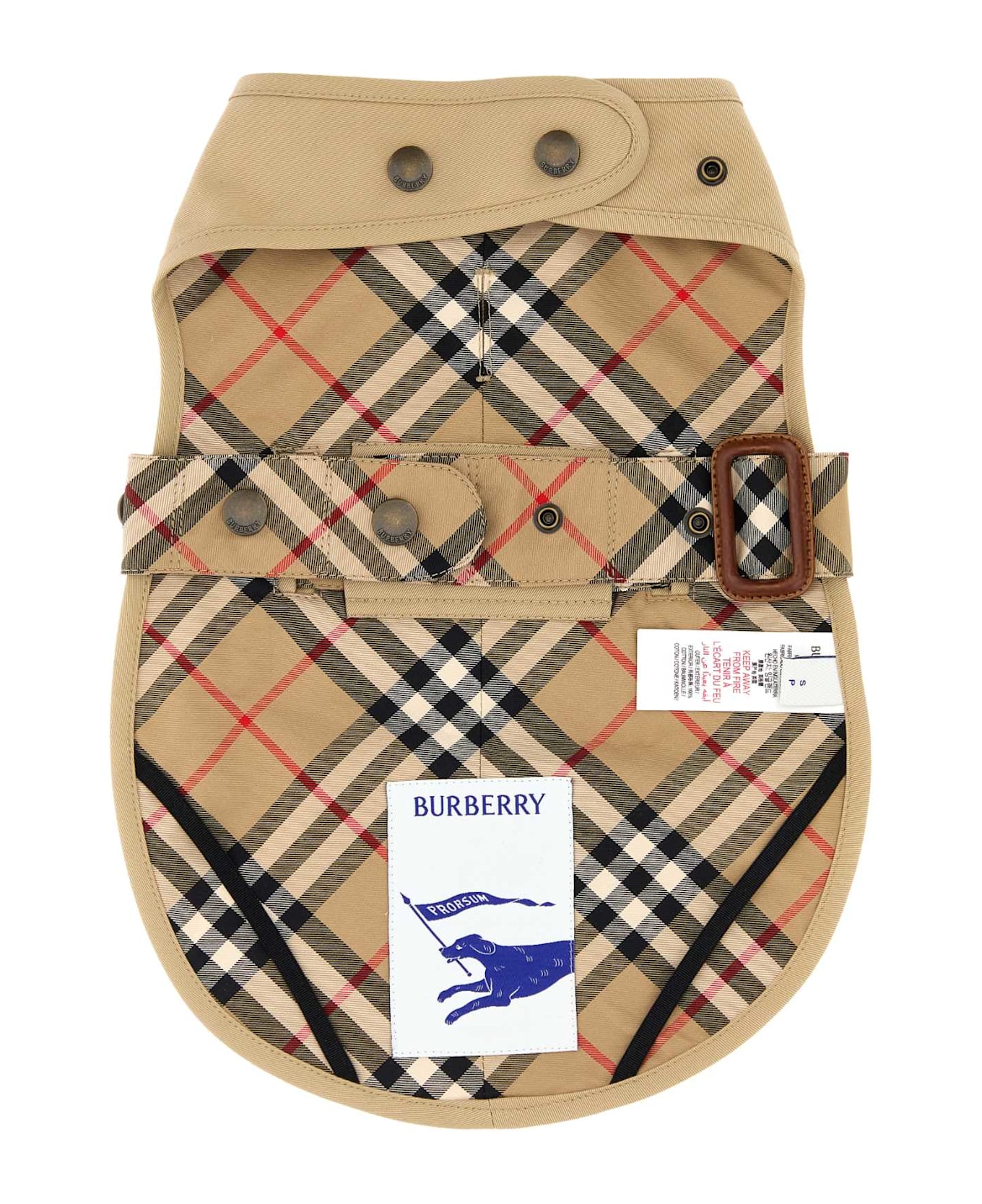 Burberry Beige Fabric Dog Harness - HONEY コート