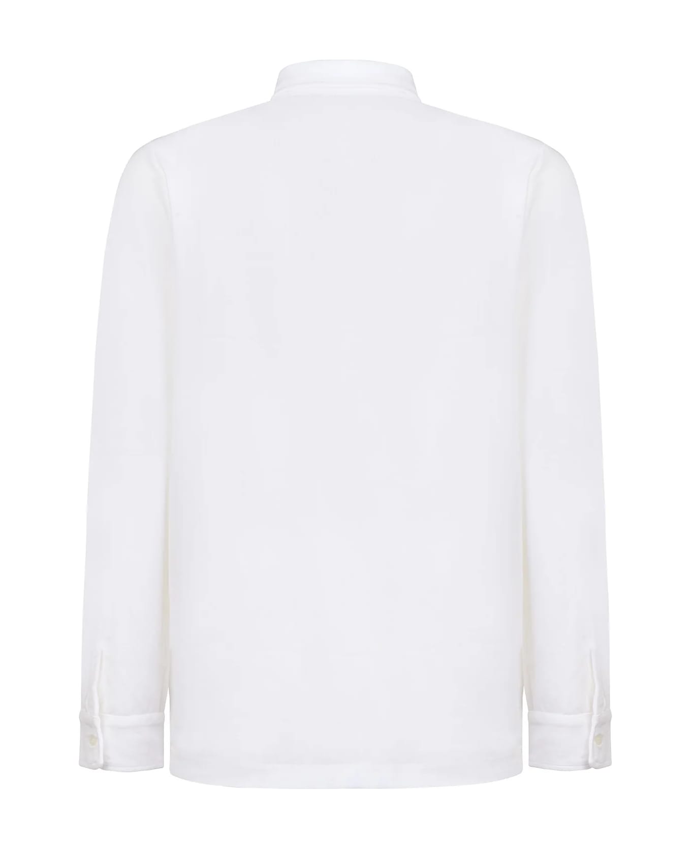 Zanone Shirt Ice Cotton - White ポロシャツ