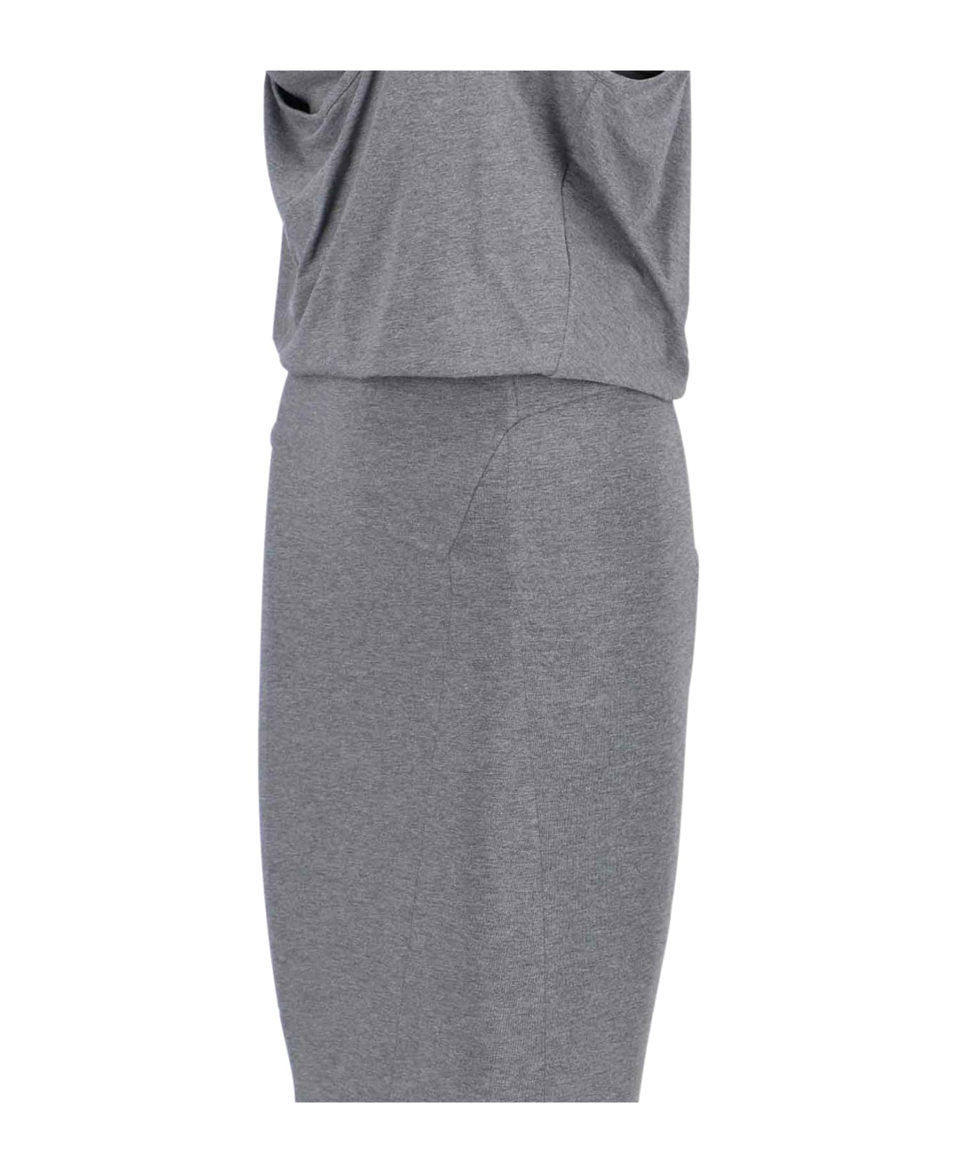 The Attico Asymmetrical Dress - Gray