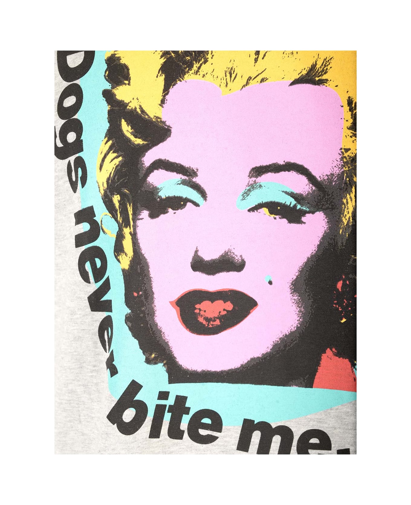 Comme des Garçons T-shirt With Marilyn Monroe Print - TOP GREY