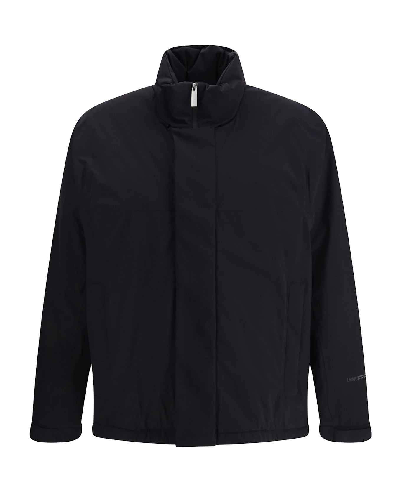 Herno Laminar Bomber Jacket With Zip And Snap Buttons Closure