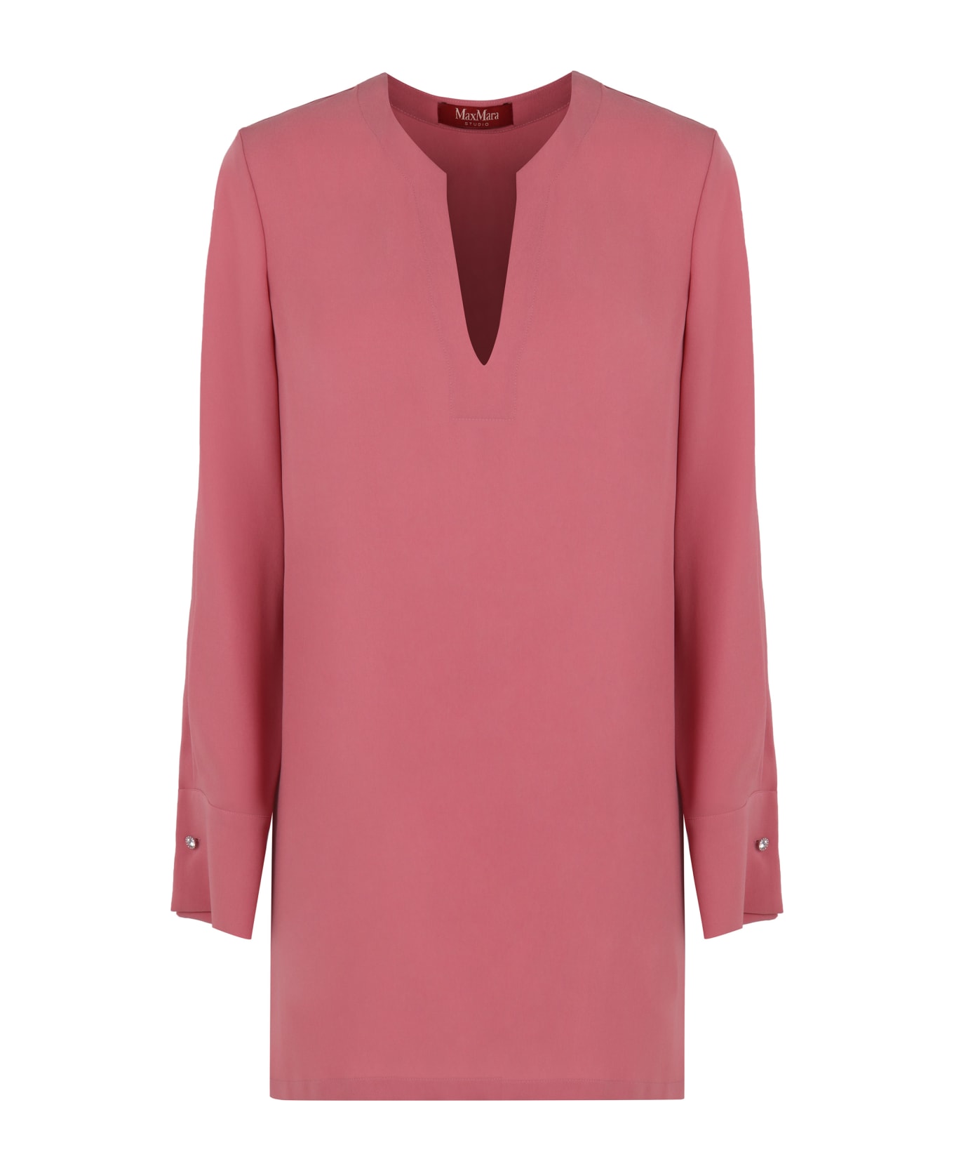 Max Mara Studio Oboli Crêpe Blouse - Pink