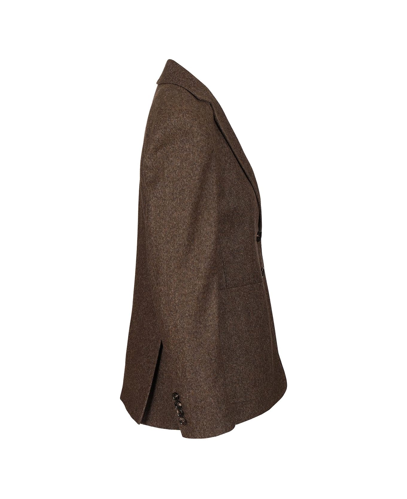 Max Mara Wool Tweed Jacket - BROWN