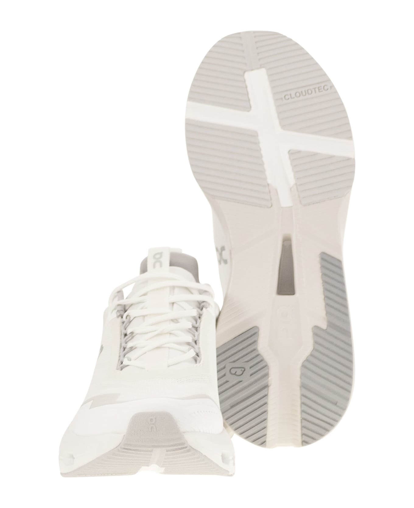 ON Cloudnova X - Technical Fabric Trainers - White