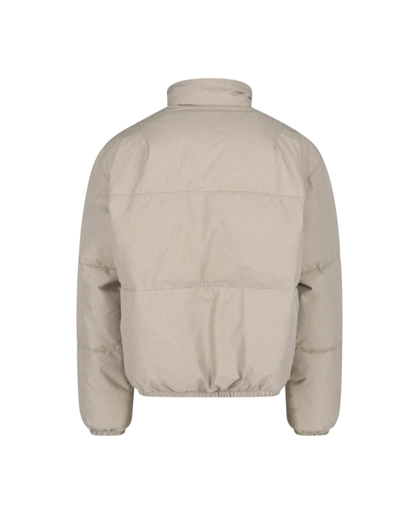 Our Legacy 'inhale Puffa' Down Jacket - BEIGE