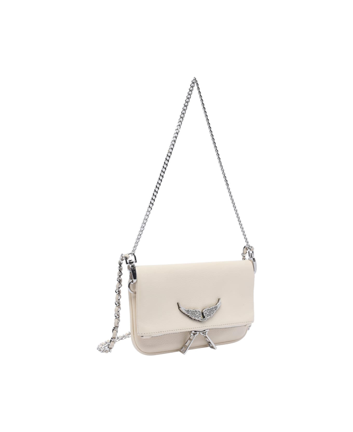 Zadig 
Voltaire Rock Soft Savage Crossbody Bag - White