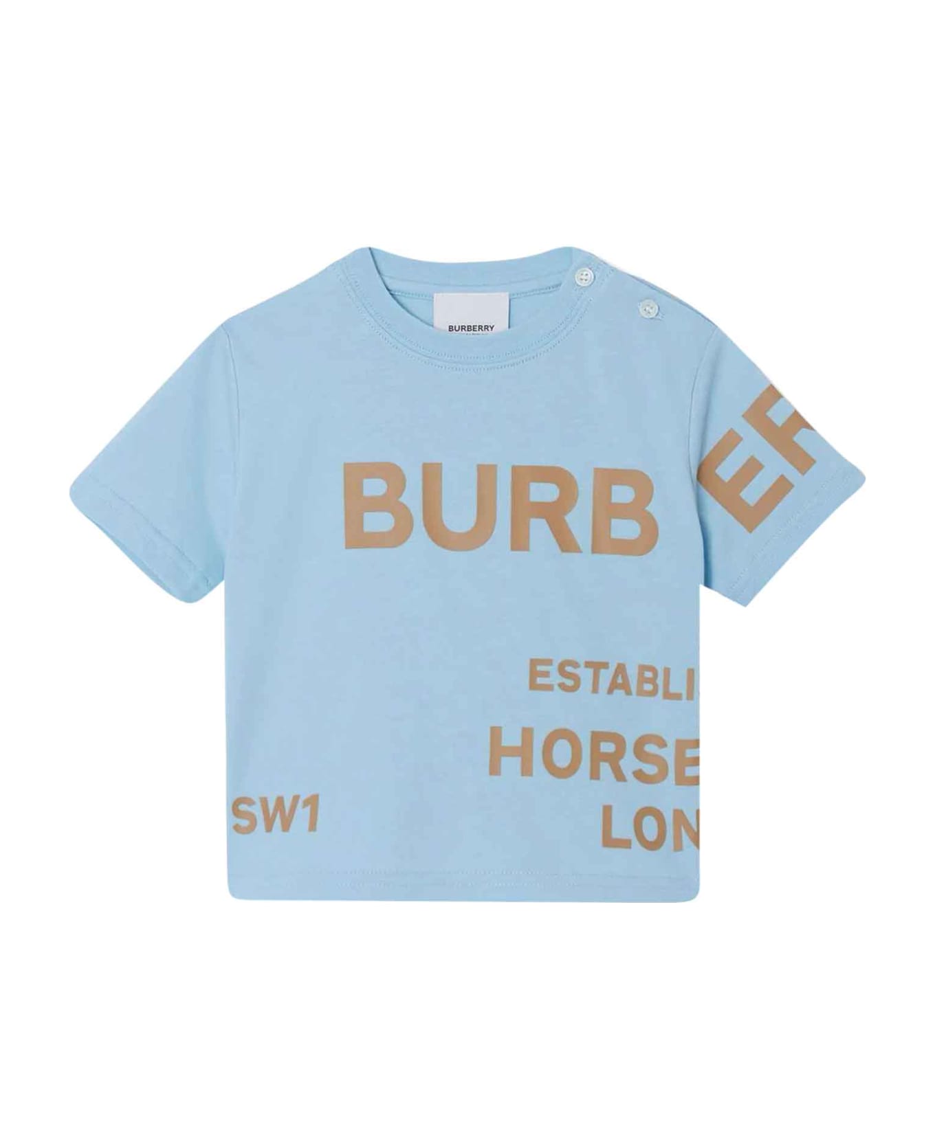 Burberry Baby Boy Blue T-shirt - Blu