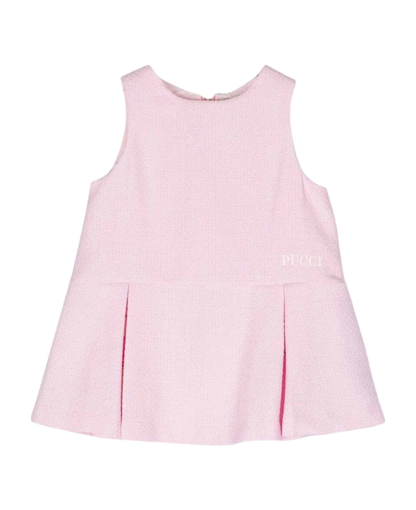 Emilio Pucci Pink Dress Baby Girl - Rosa
