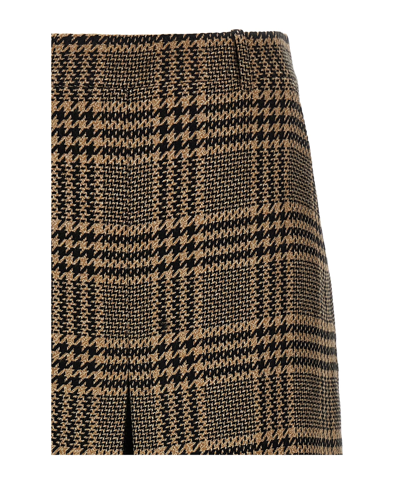 Saint Laurent Prince Of Wales Skirt - Multicolor