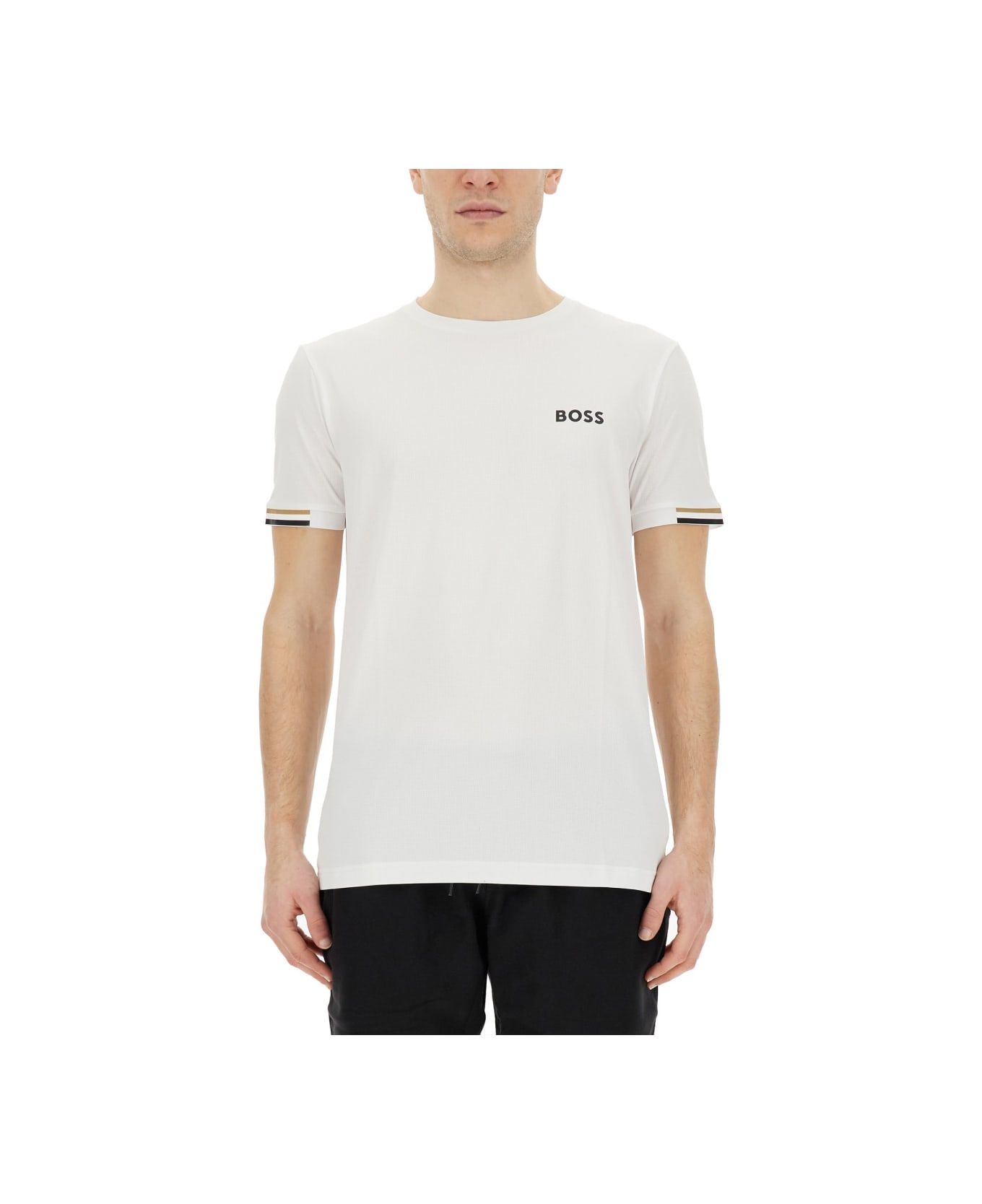 Hugo Boss T-shirt With Logo - WHITE シャツ