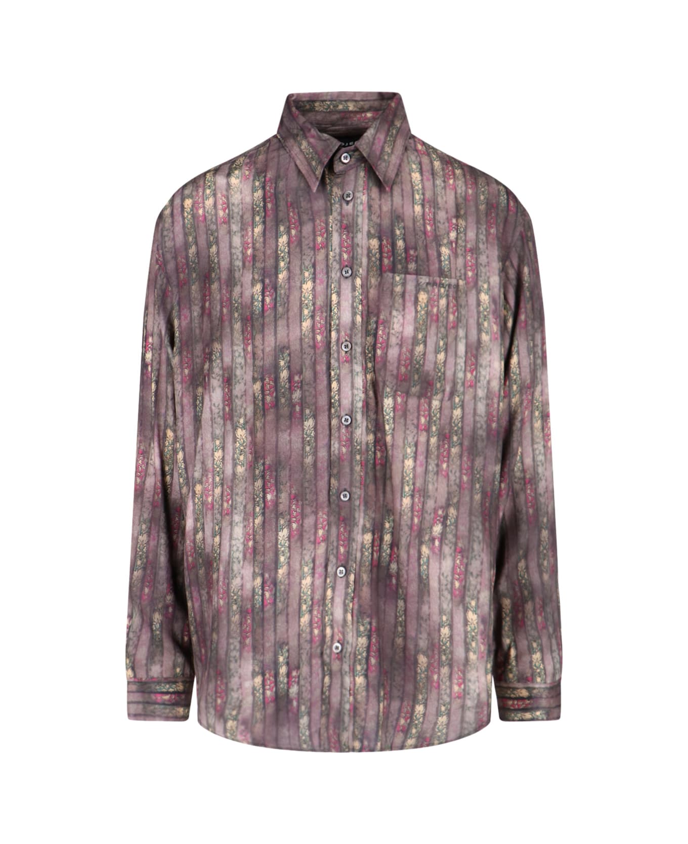 Y/Project Floral Pattern Shirt - Brown