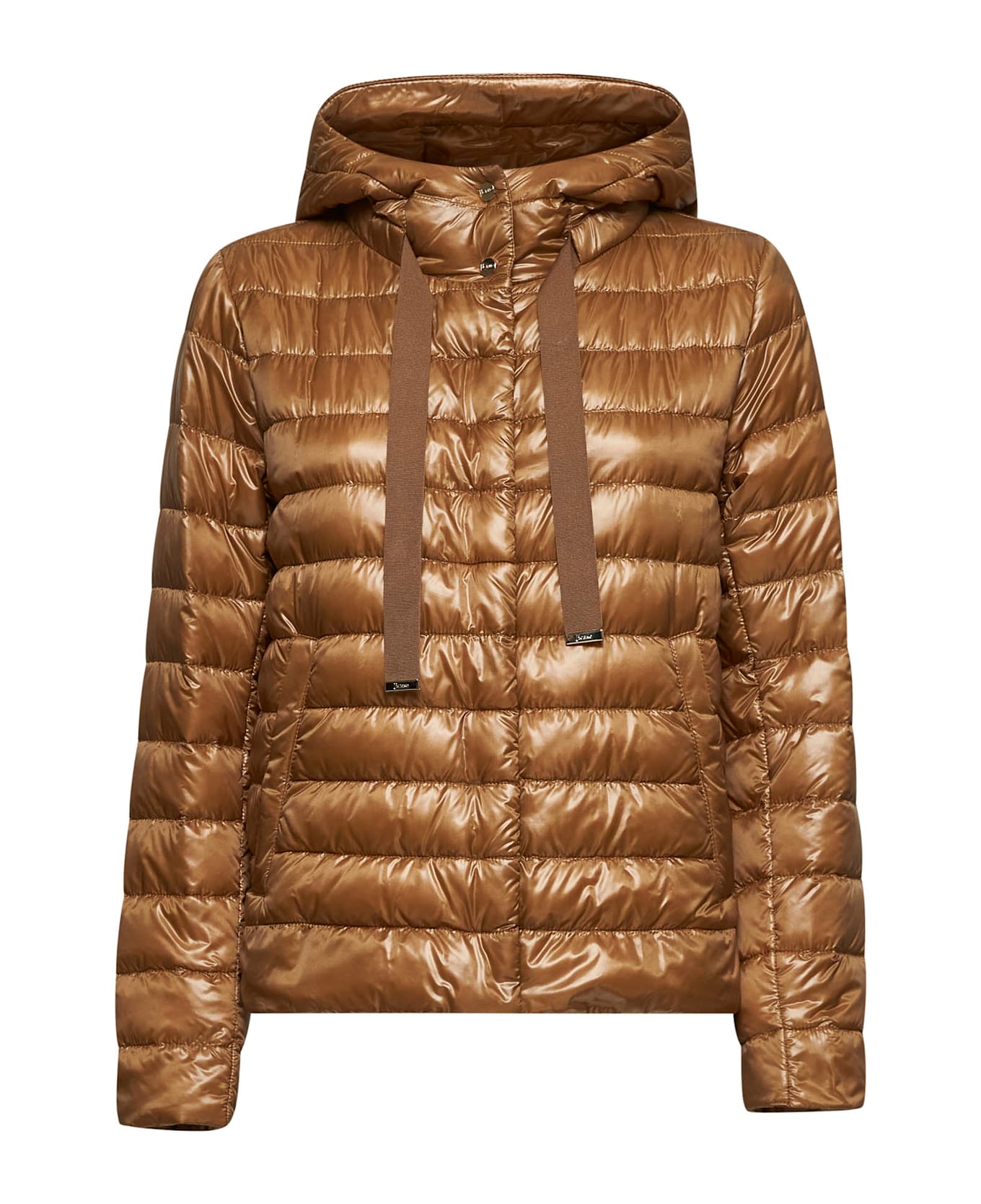 Herno Concealed Padded Jacket - Camel