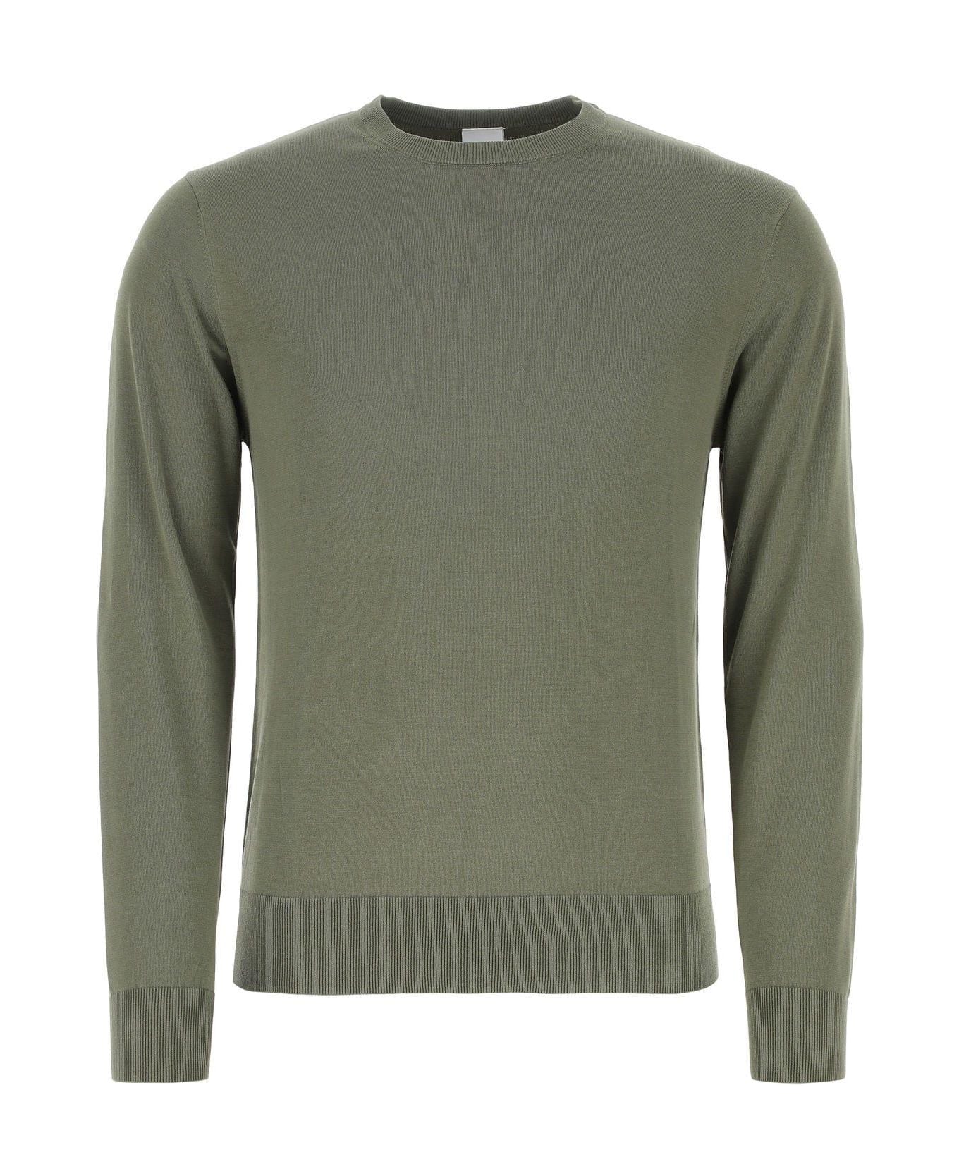 Aspesi Sage Green Cotton Sweater - Verde