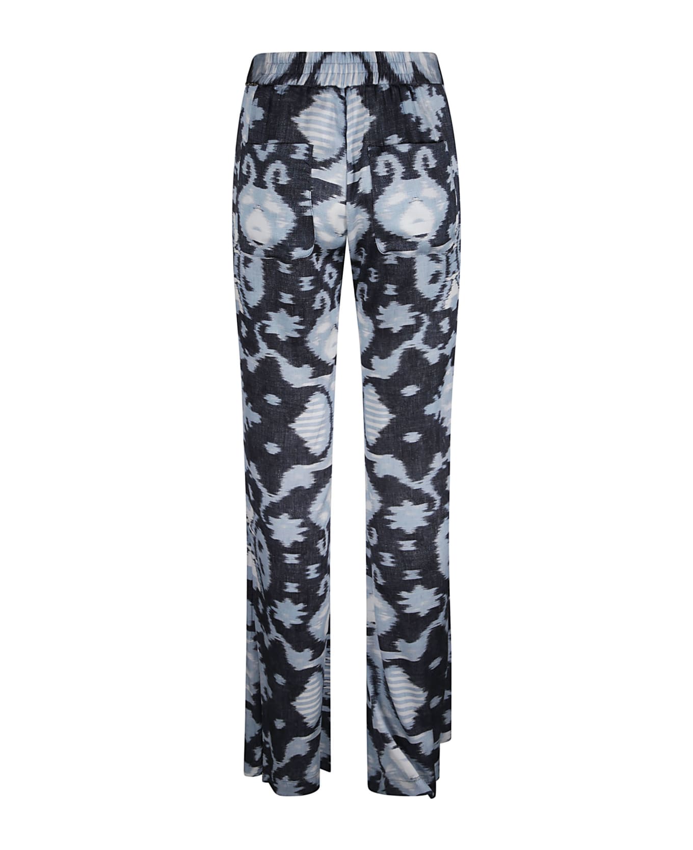 Bazar Deluxe Printed Fitted Trousers - Blue ボトムス