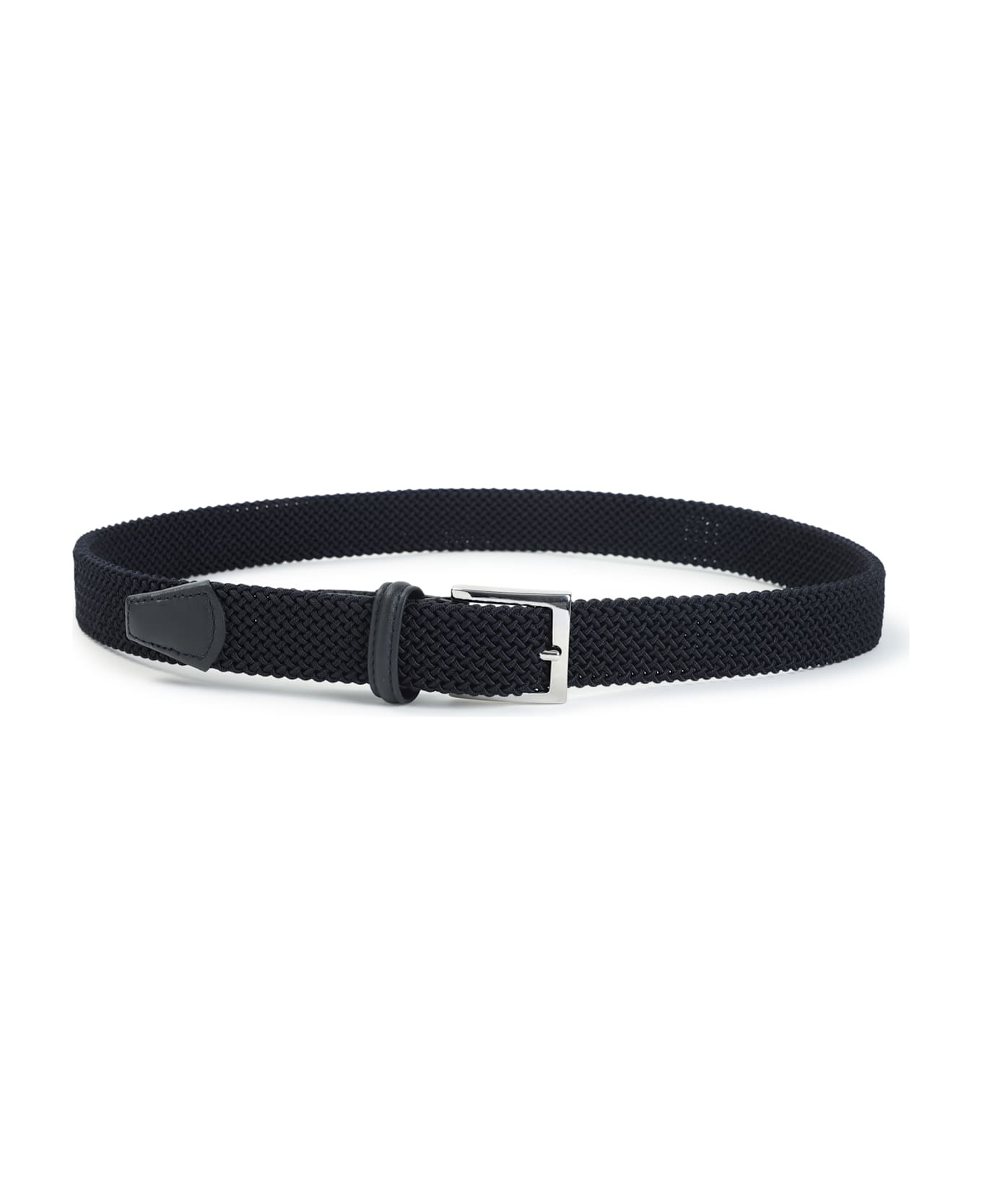 Kiton Elastic Belt - Blu Navy