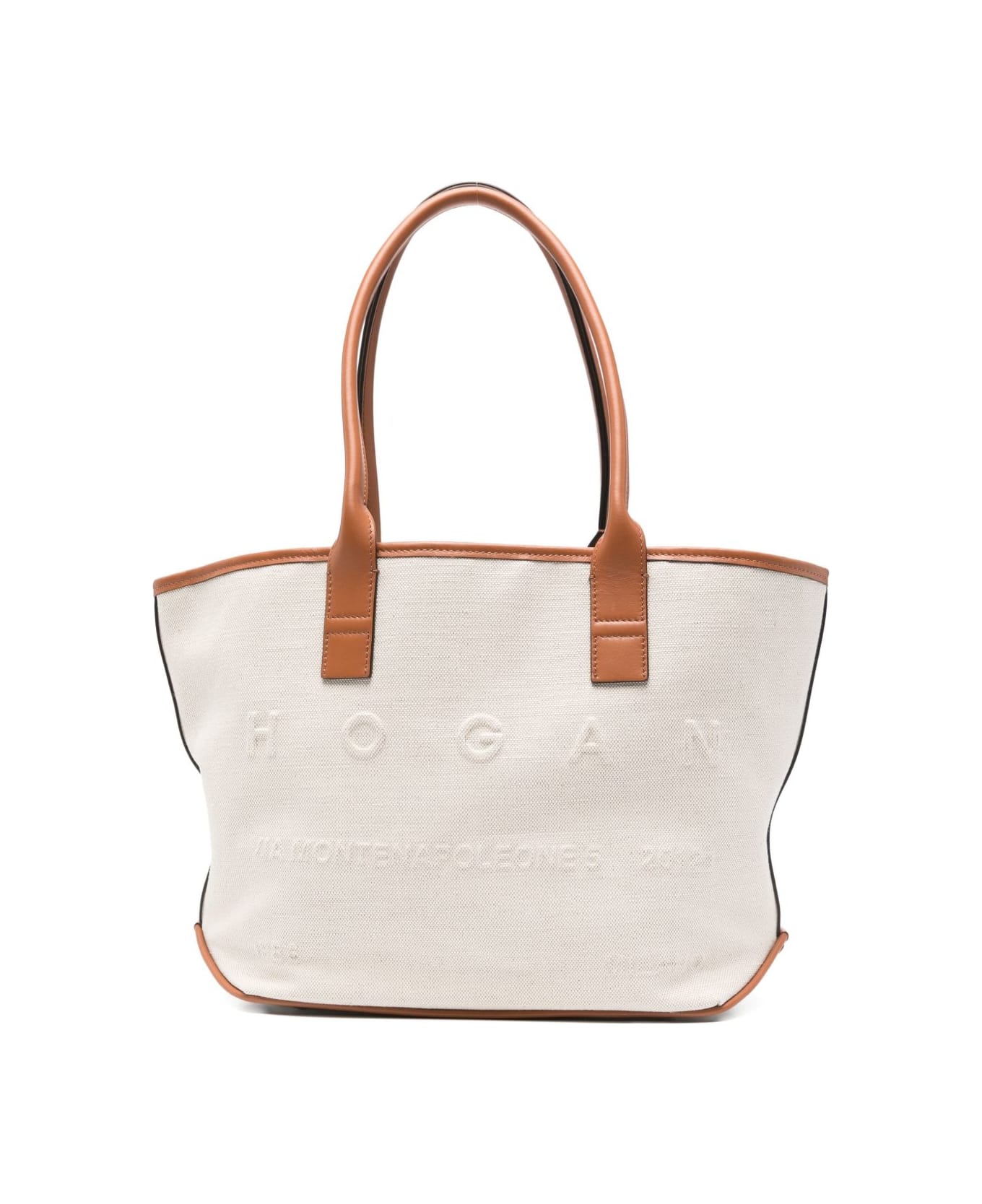 Hogan Script Small Tote - Ivory