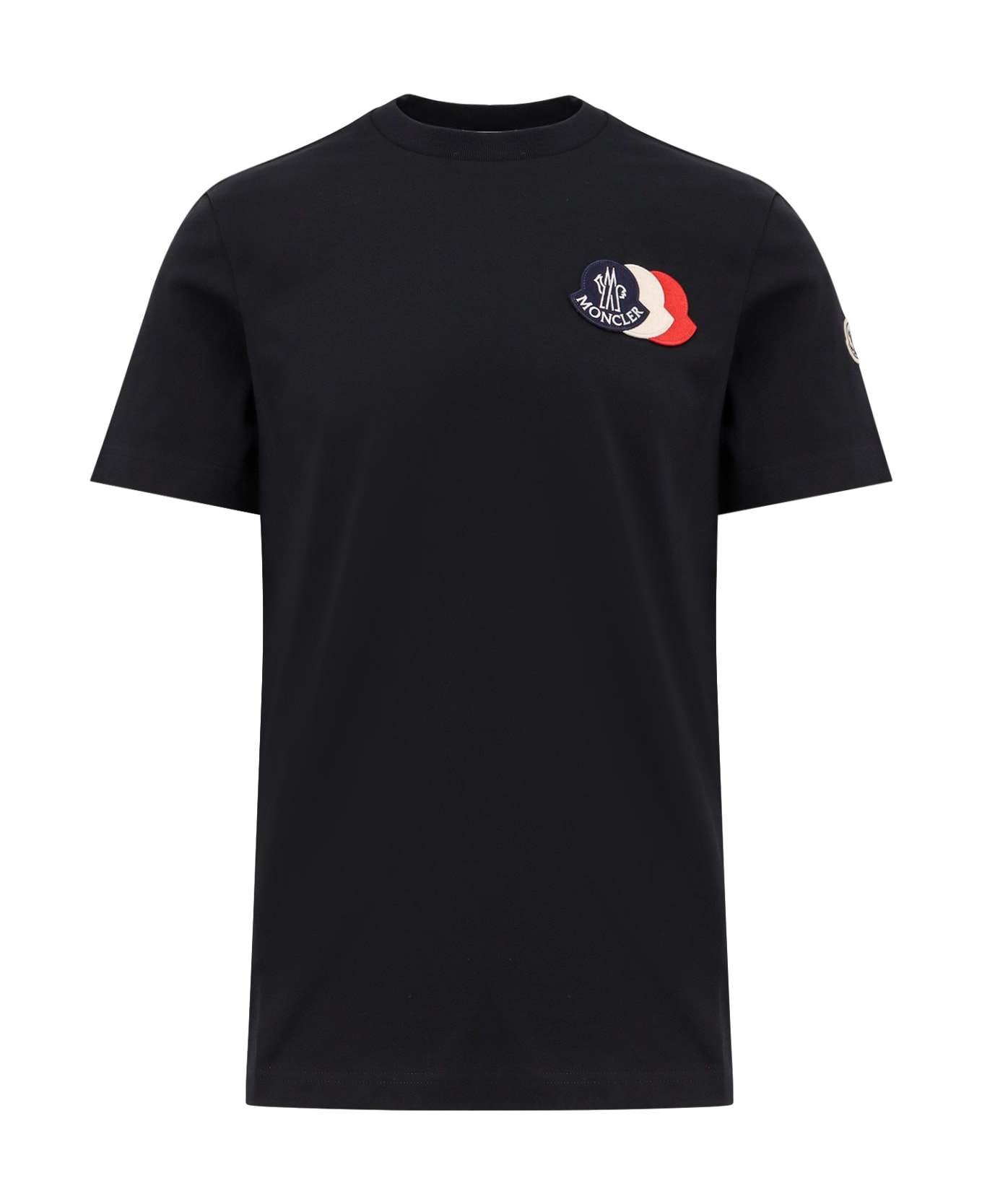 Moncler Cotton T-shirt - Blue