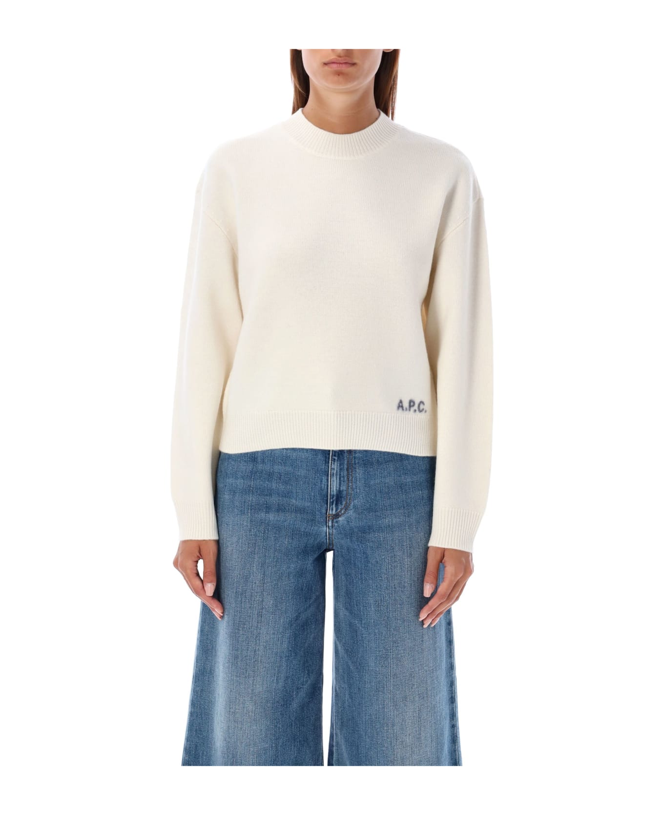 A.P.C. Esther Knit Crew Neck - ECRU