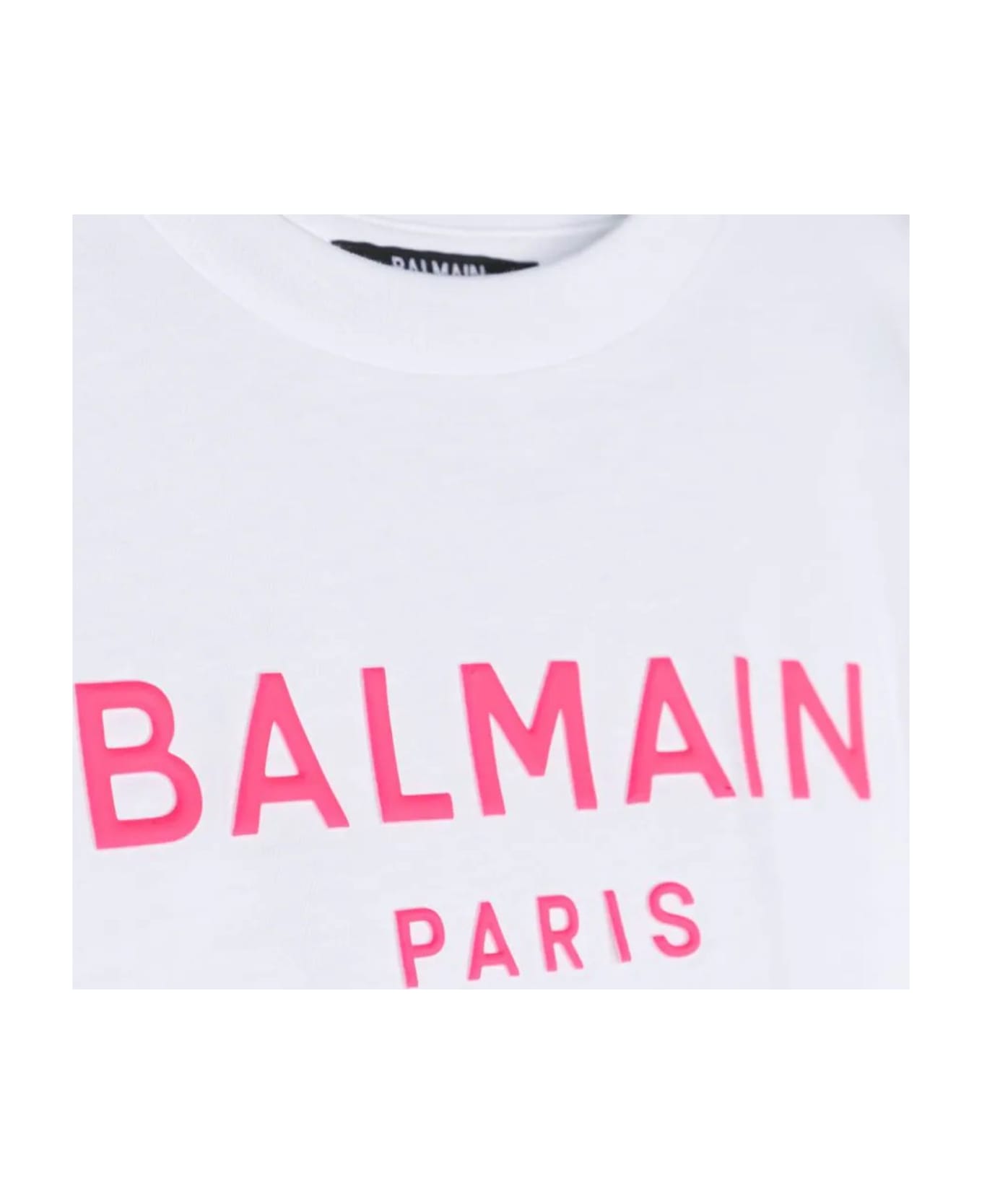Balmain T-shirts And RF103841 Polos White - White
