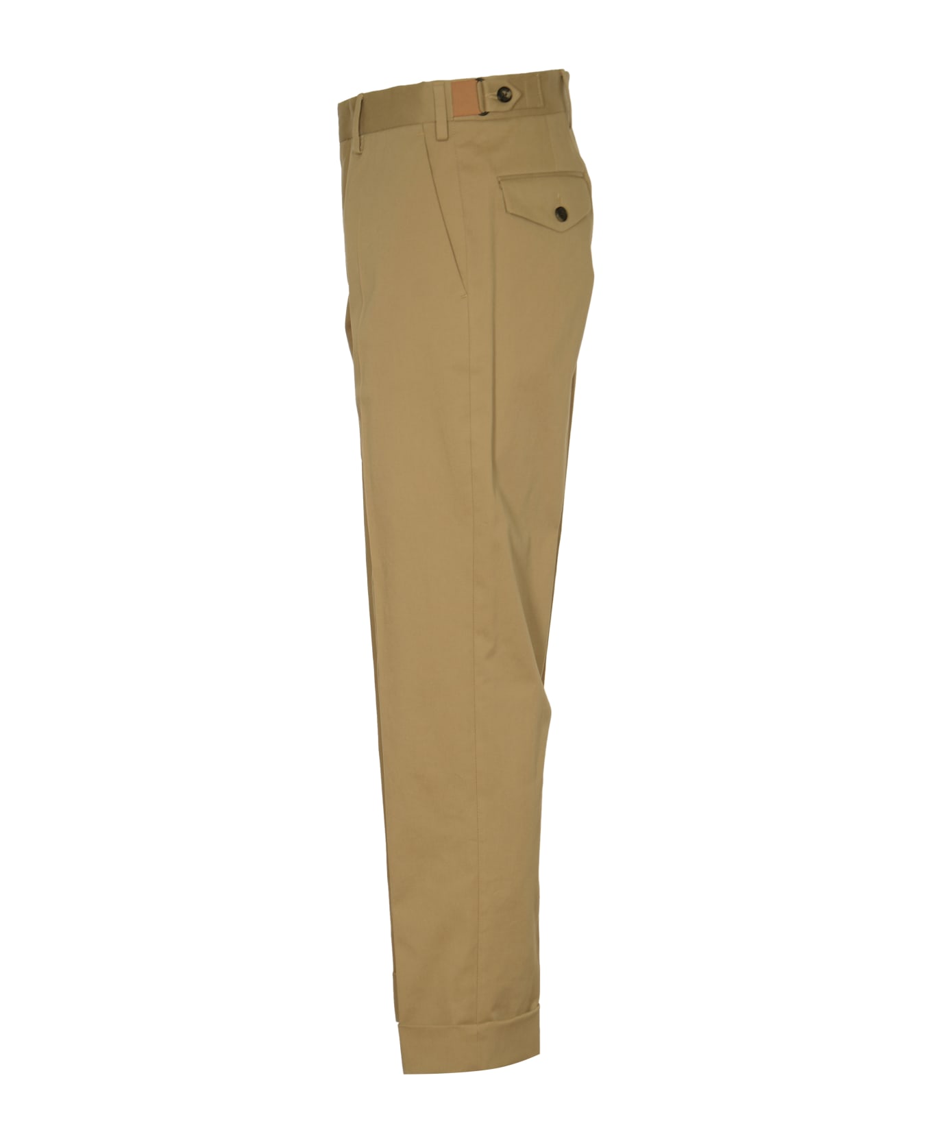 Dries Van Noten Concealed Trousers - Brown