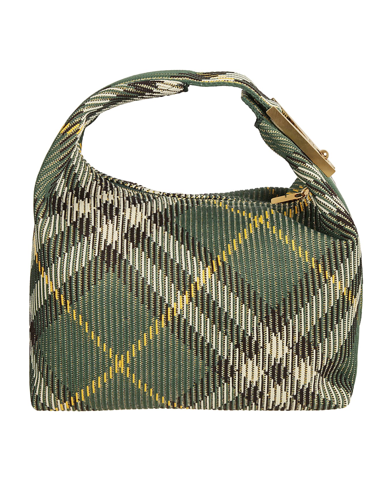 Burberry Check Patterned Hand Bag - Ivy