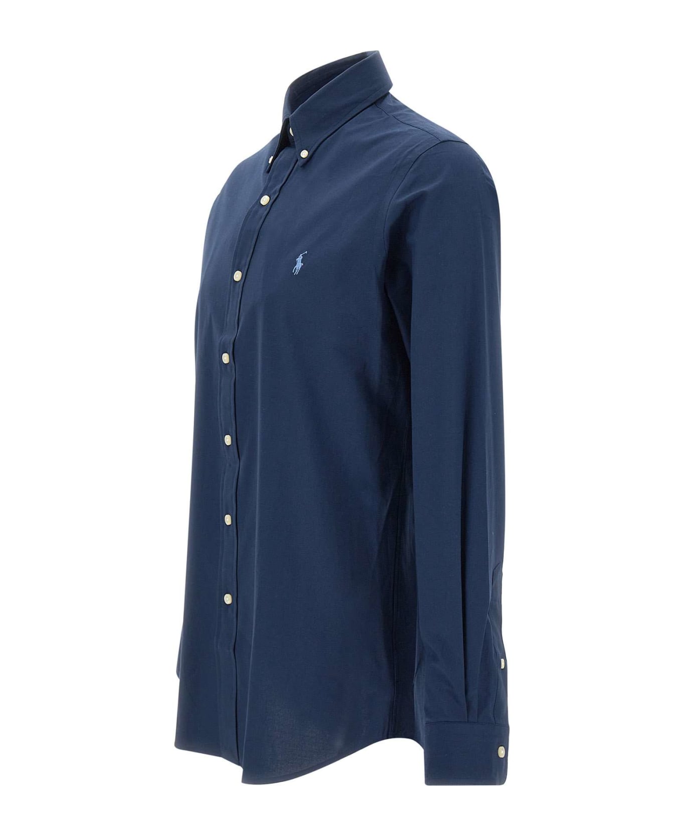 Polo Ralph Lauren 'core Replen' Stretch Cotton Shirt - BLUE