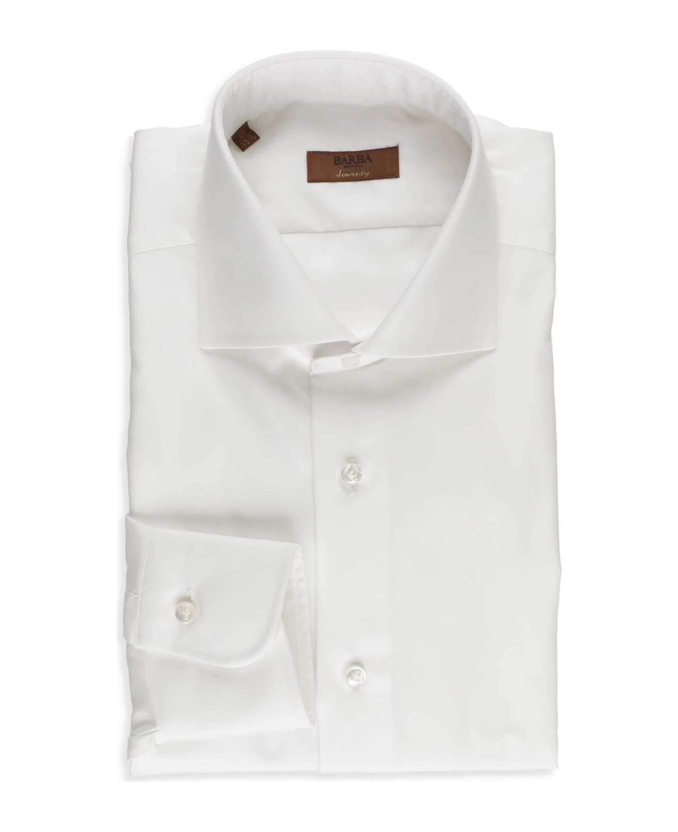 Barba Napoli Cotton Shirt - White