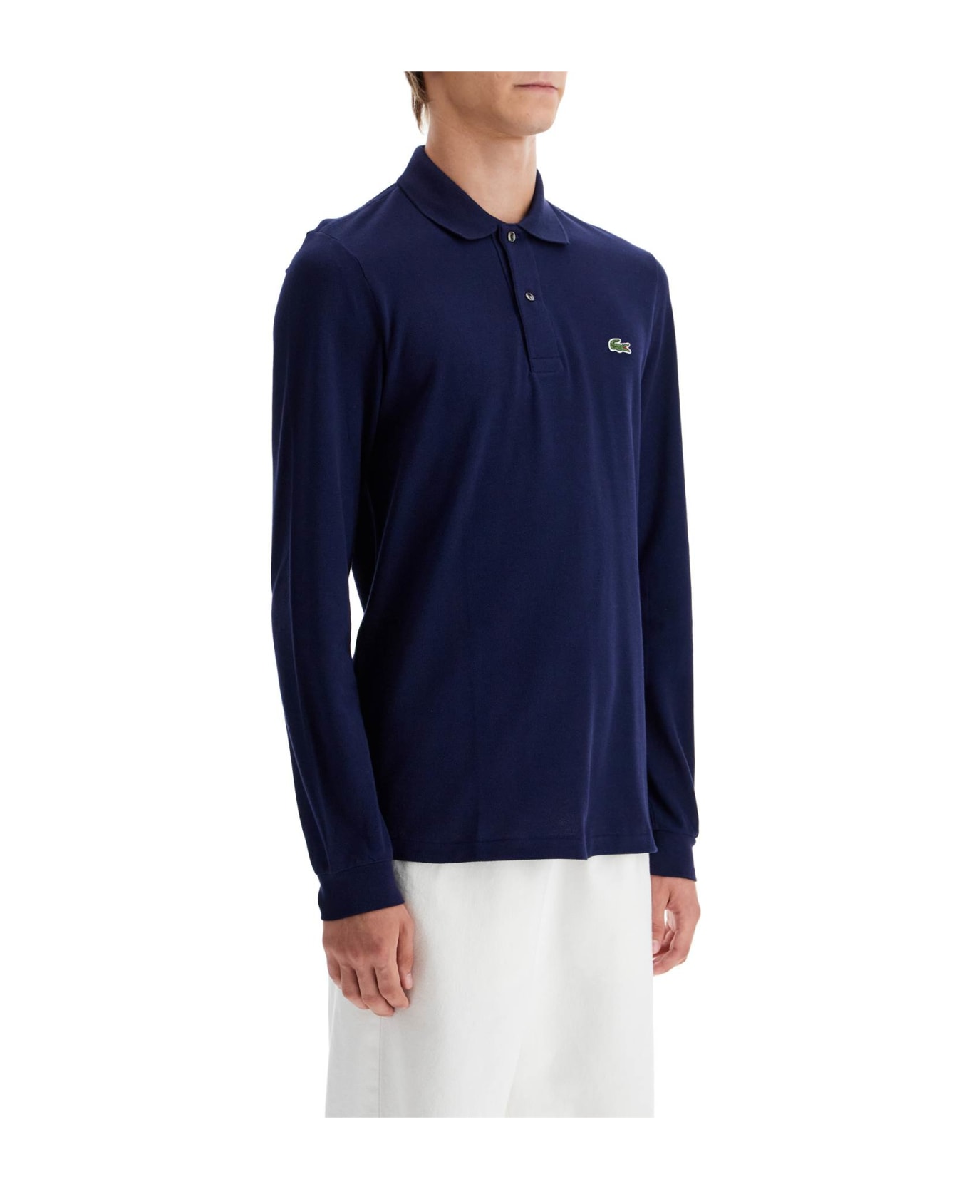 Lacoste 'classic Fit Long Sleeve Polo Shirt - BLUE NAVY (Blue)