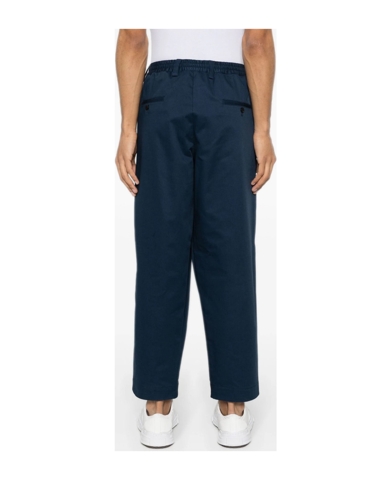 Marni Trousers Blue - NAVY