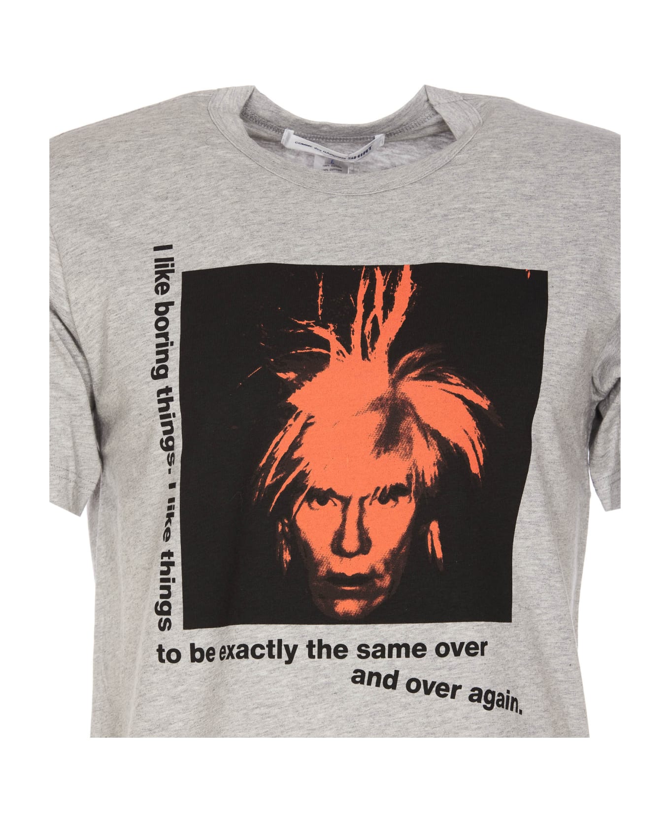 Comme des Garçons Andy Warhol Print T-shirt - Grey