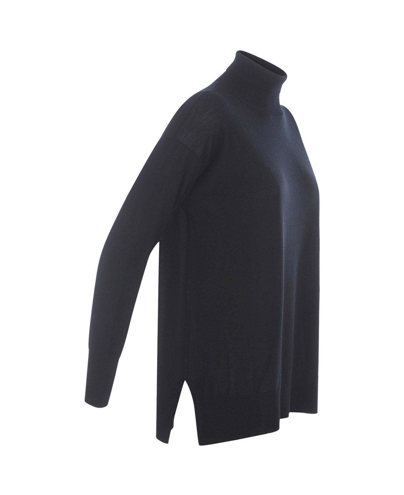 'S Max Mara Turtleneck Knit Jumper - Nero