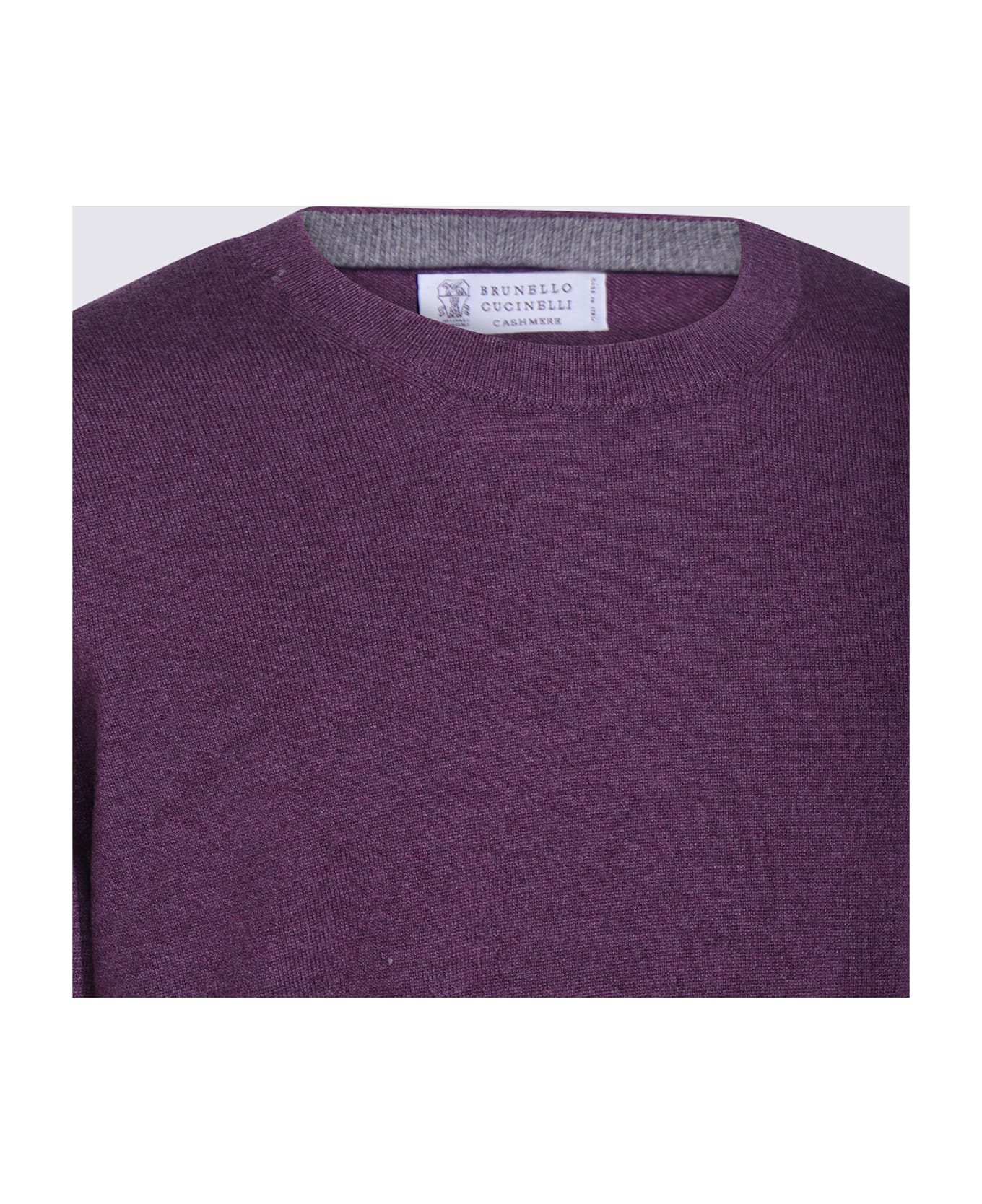 Brunello Cucinelli Violet Cashmere Knitwear - RADICCHIO