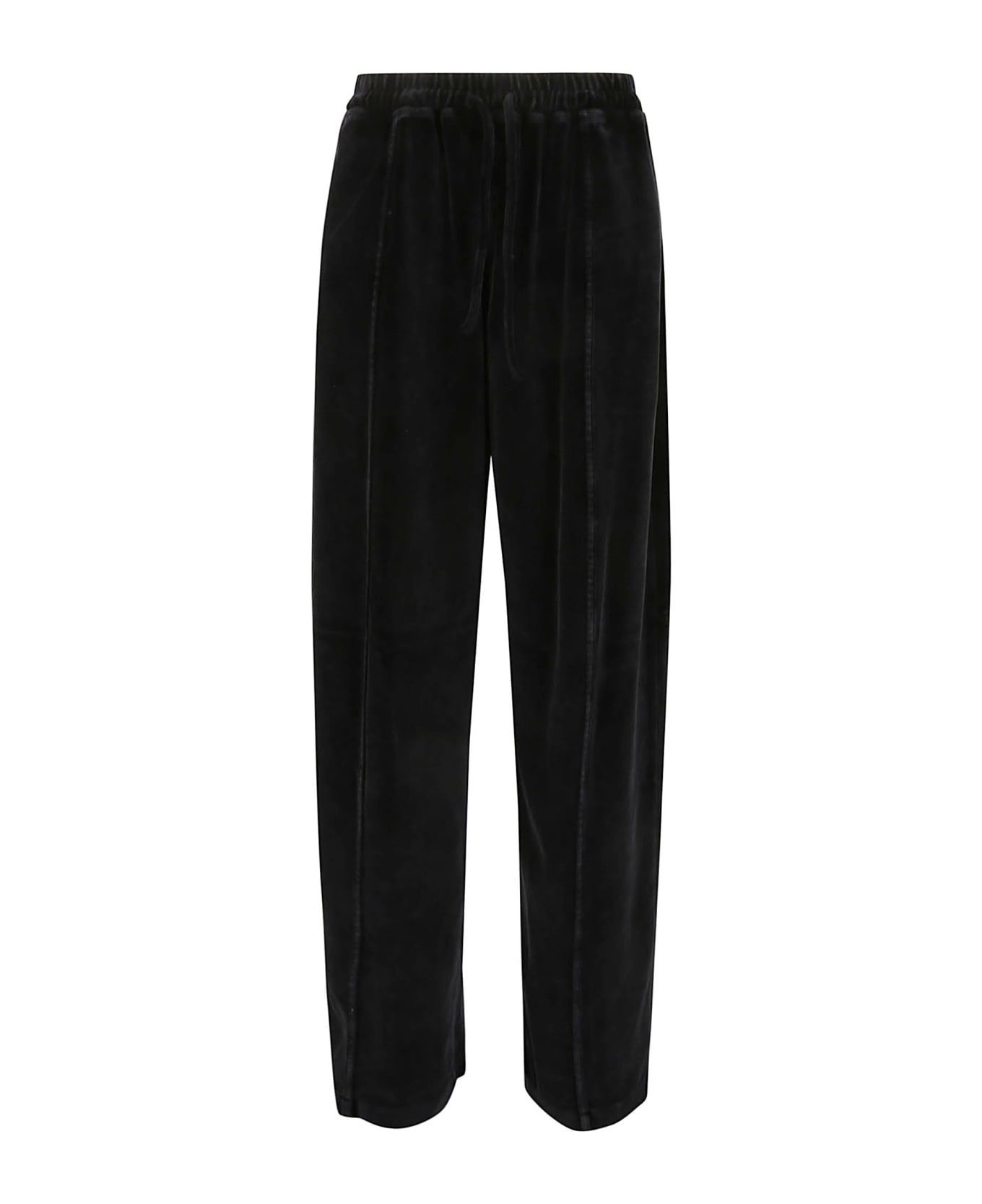 T by Alexander Wang Apple Logo Articulated Pull On Track Pant - A Washed Pepper