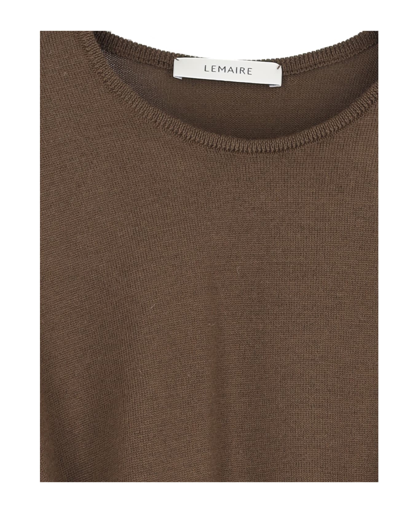 Lemaire Trompe-l' Il Panel Sweater - Brown