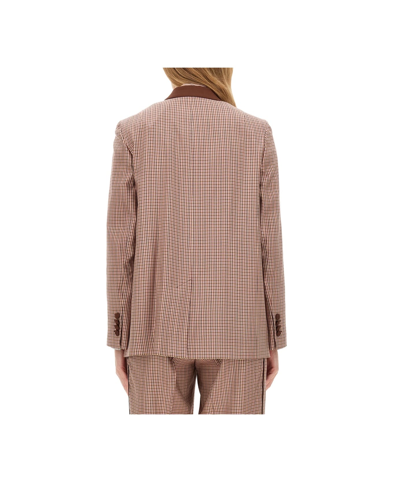 PS by Paul Smith Double-breasted Jacket - BROWN