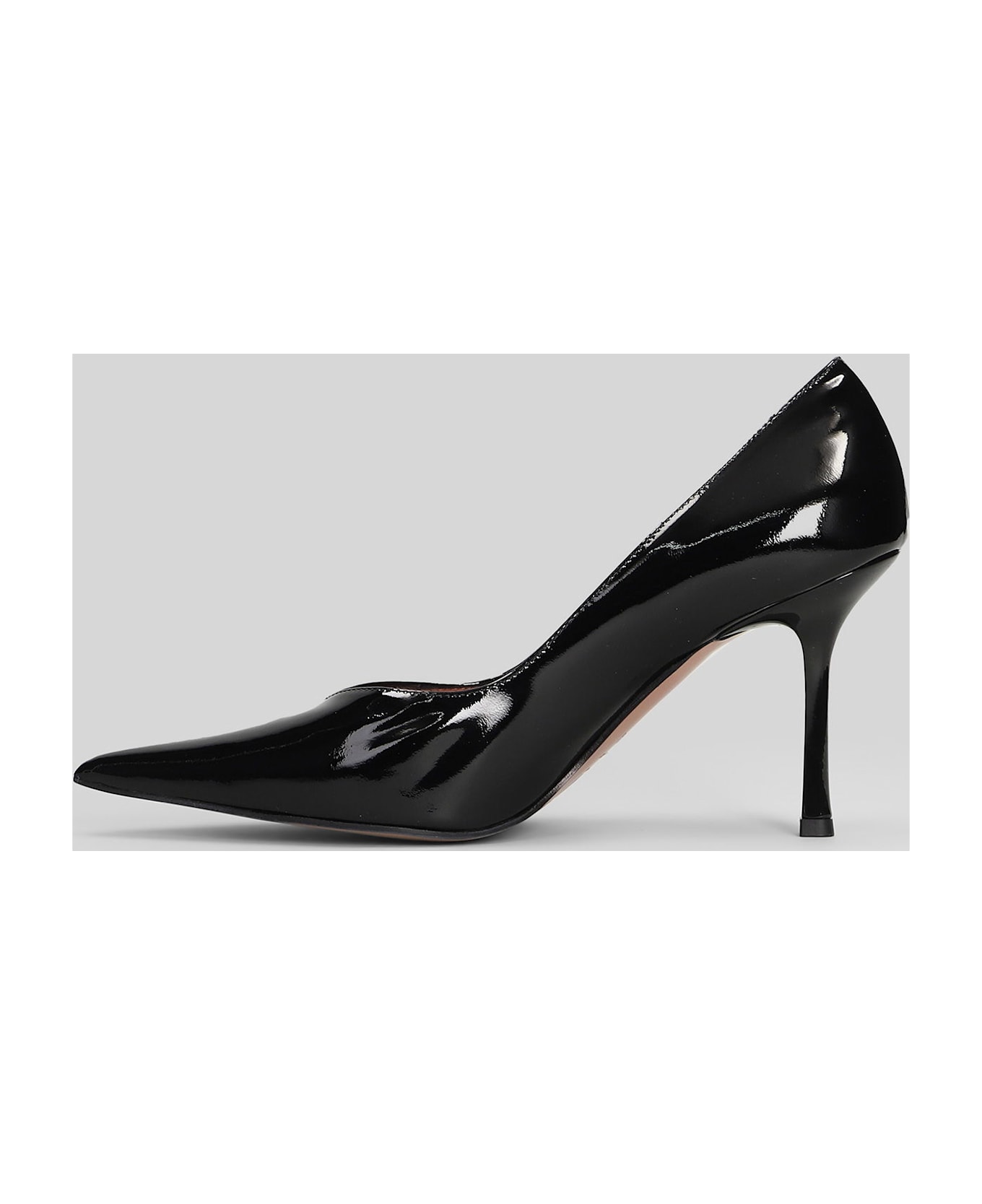 Aldo Castagna Anya Pumps In Black Patent Leather - black