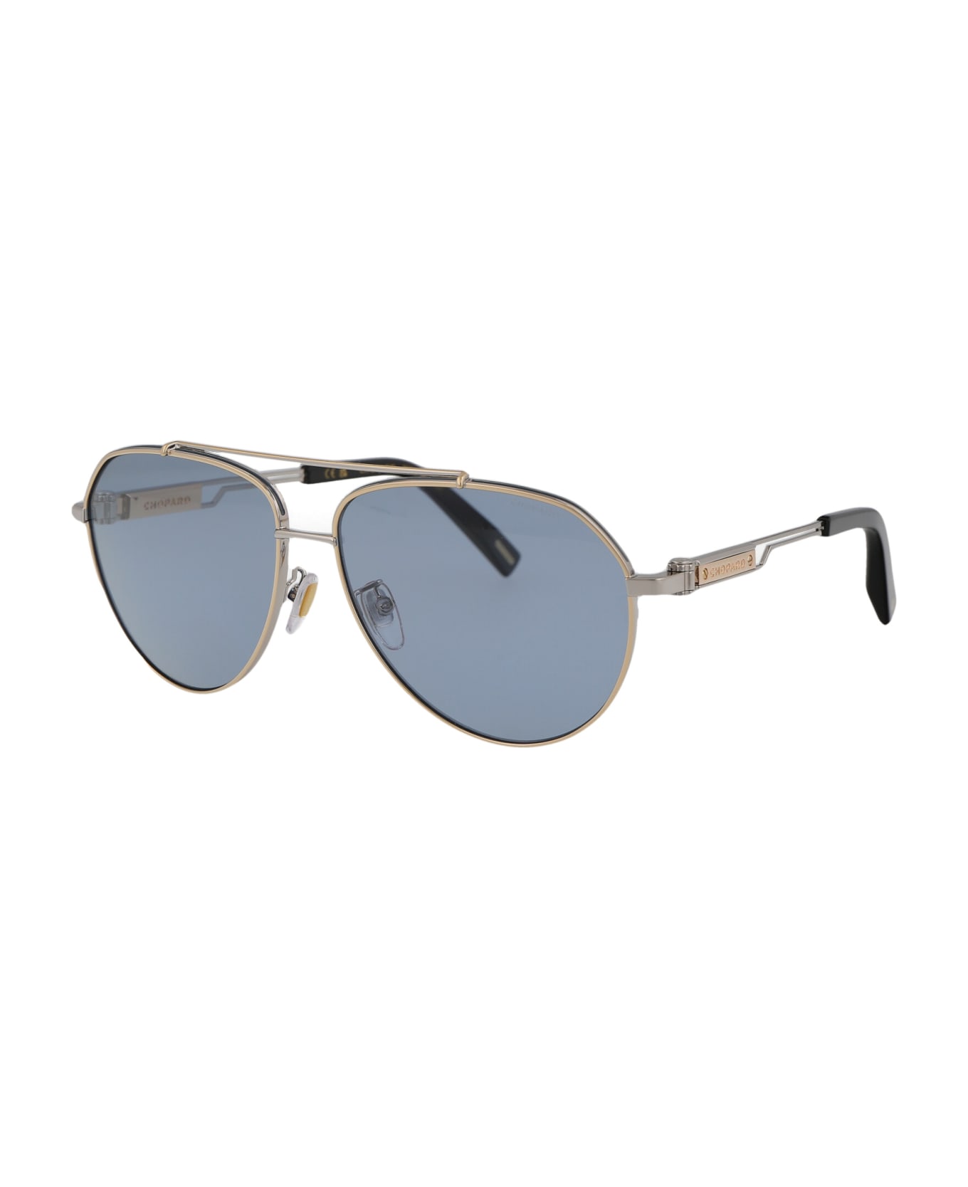 Chopard Schg63 Sunglasses - 340P GOLD C/PARTI PALLADIO LUCIDO