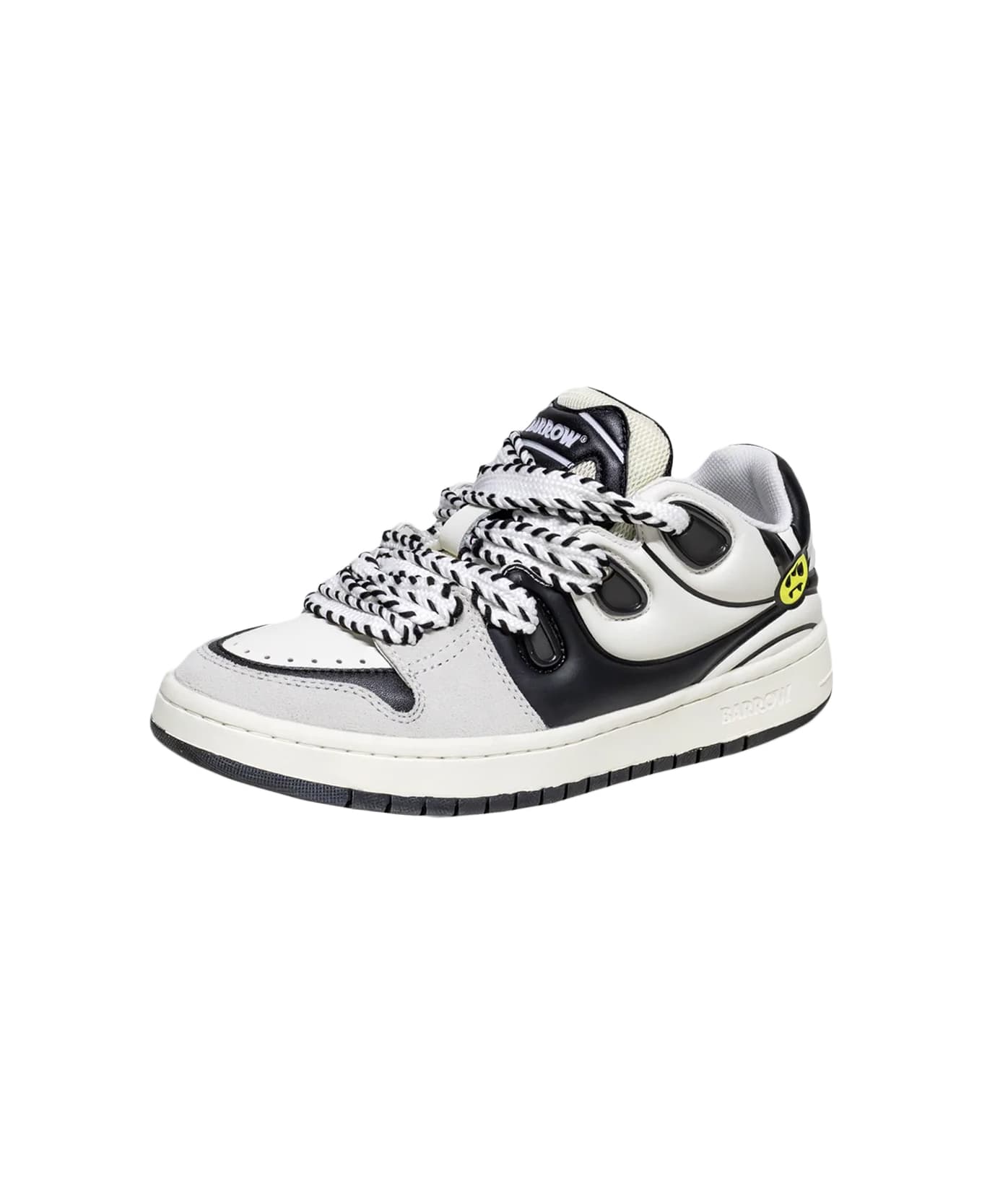 Barrow White And Black Ollie Sneakers - Black
