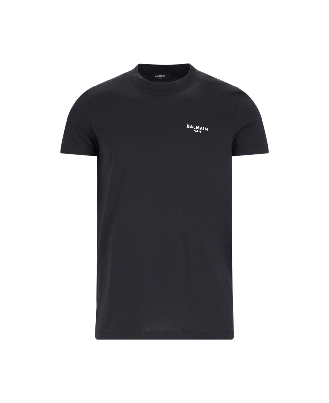 Balmain Flocked T-shirt - Black  