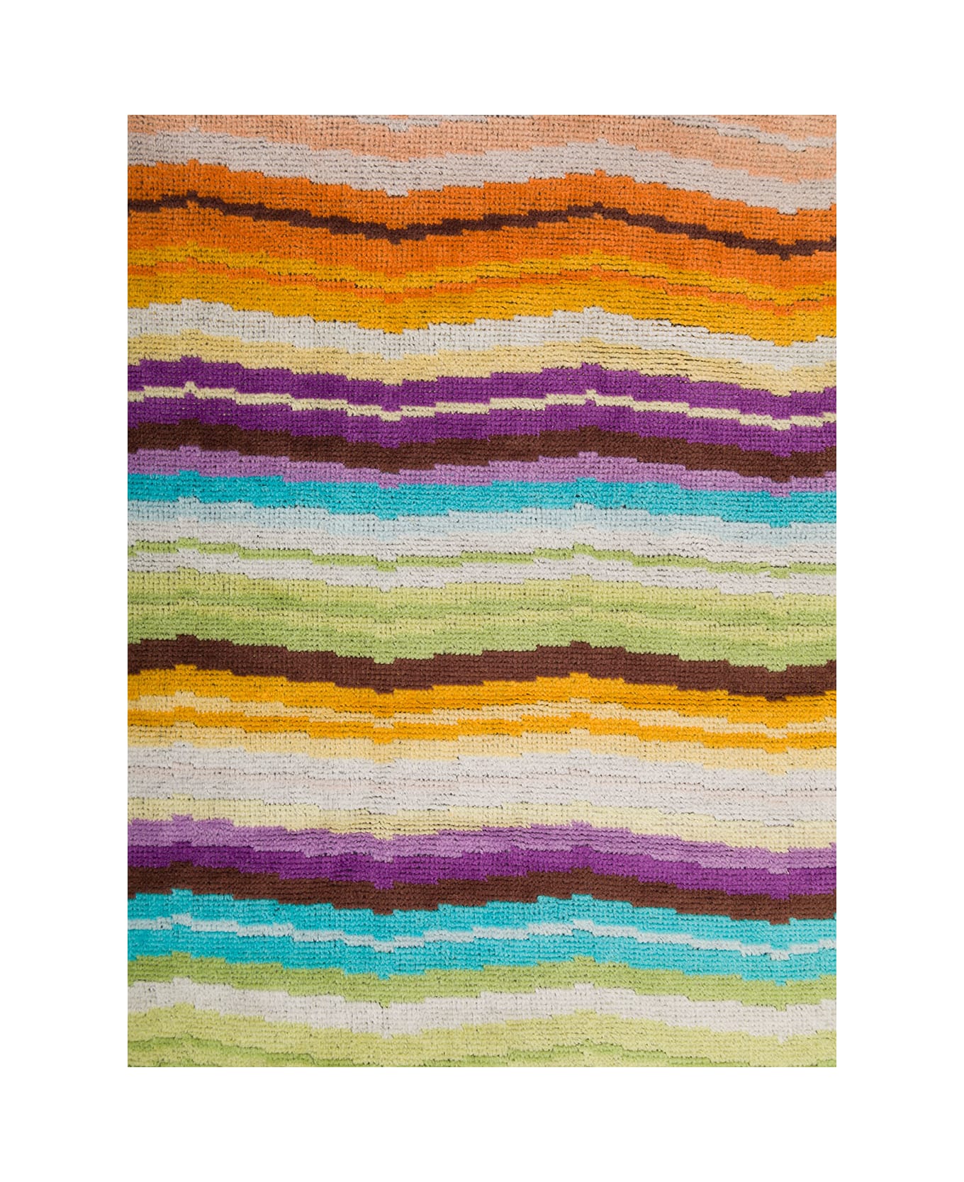 Missoni Home Multicolor Striped Cotton Beach Towel - Multicolor